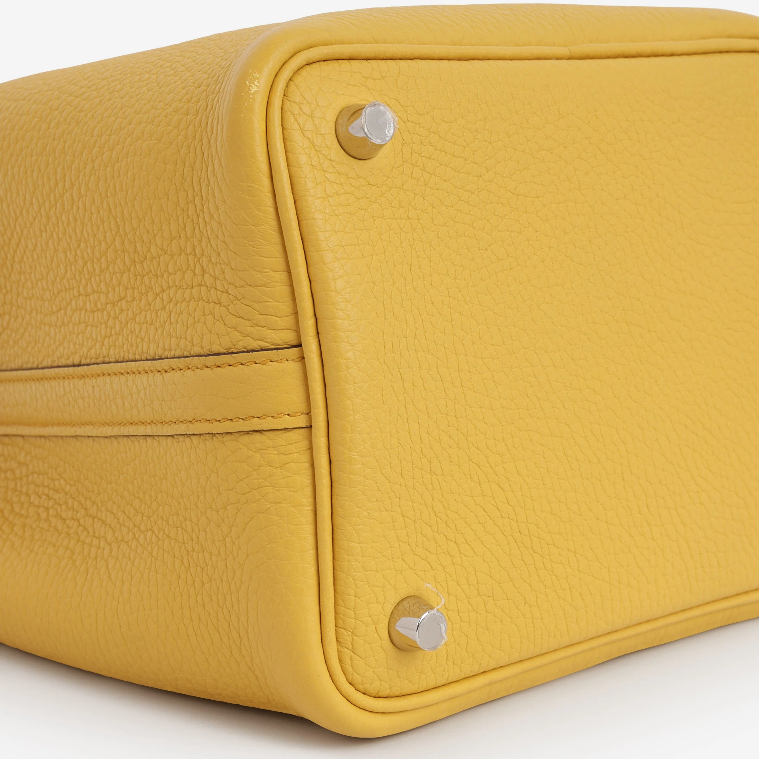 Hermès Picotin 18 - Sun Clemence | Palladium Hardware - Image 7