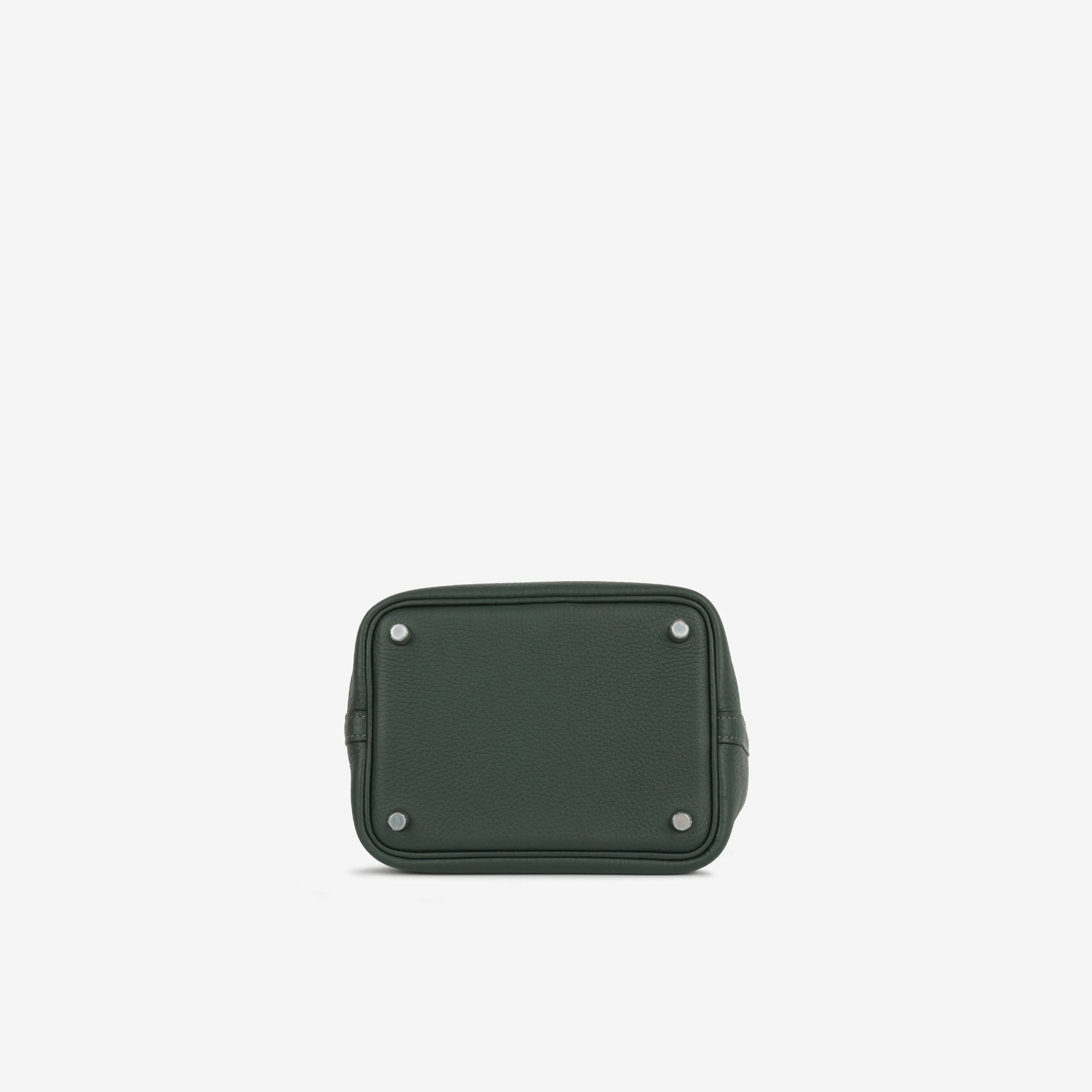 Hermès Picotin 18 - Vert Fonce Clemence | Palladium Hardware - Image 4