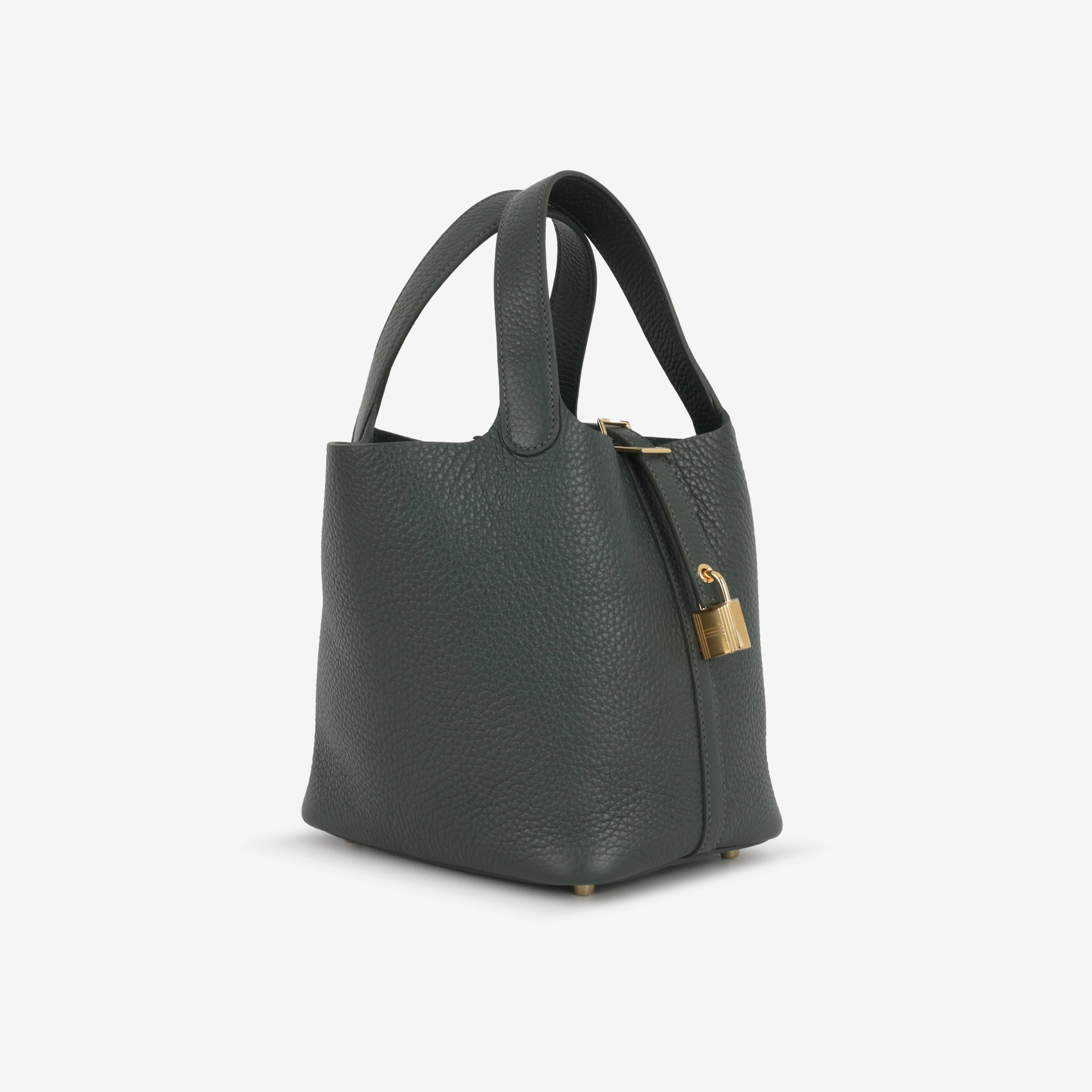 Hermès Picotin 18 - Vert Mangrove Clemence | Gold Hardware - Image 2