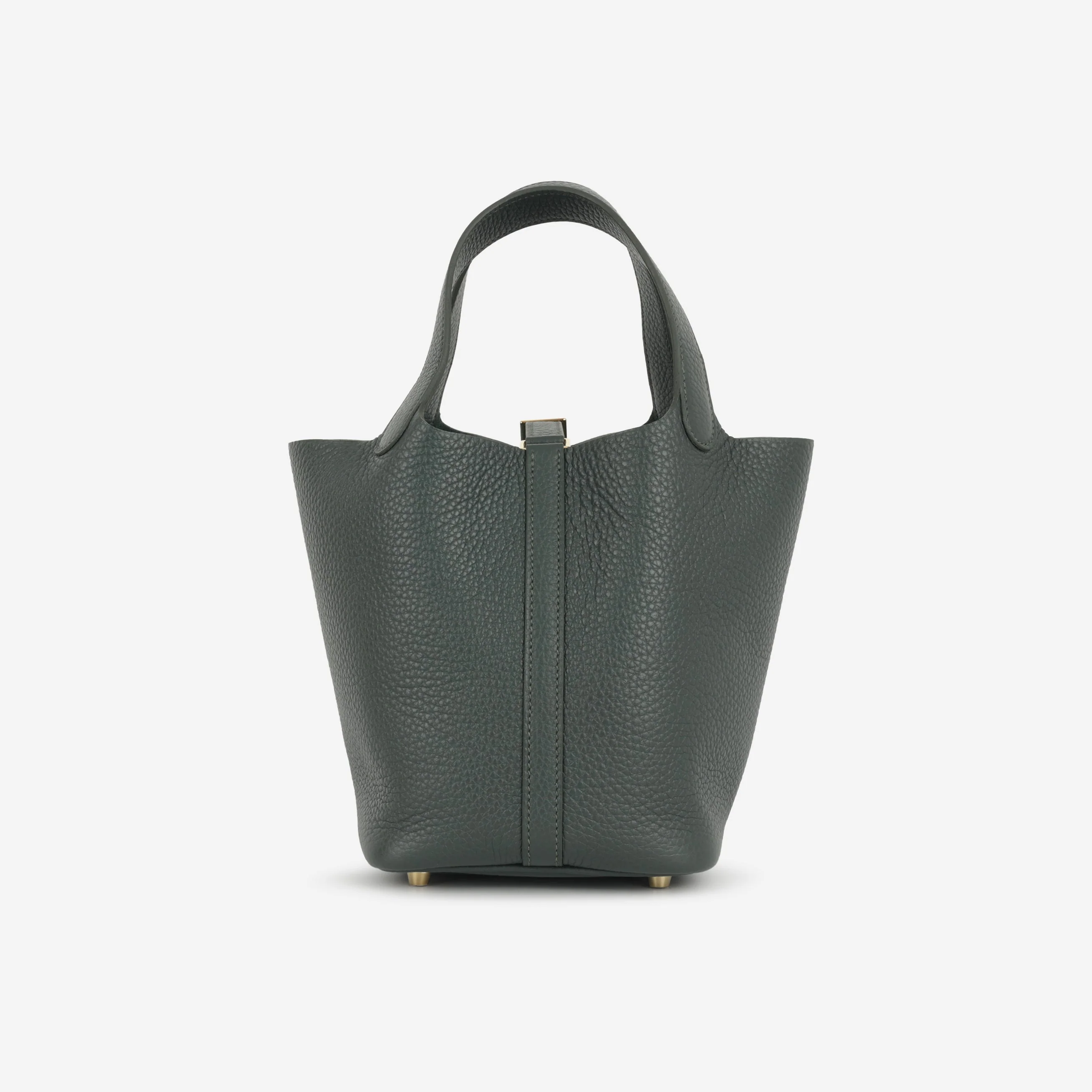Hermès Picotin 18 - Vert Mangrove Clemence | Gold Hardware - Image 3