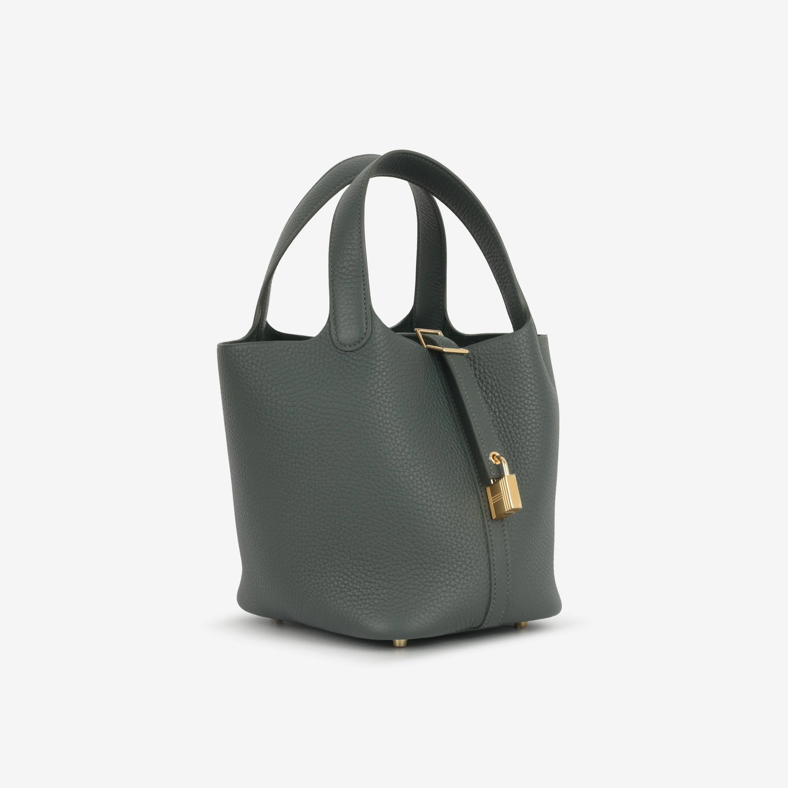 Hermès Picotin 18 - Vert Mangrove Clemence | Gold Hardware - Image 2
