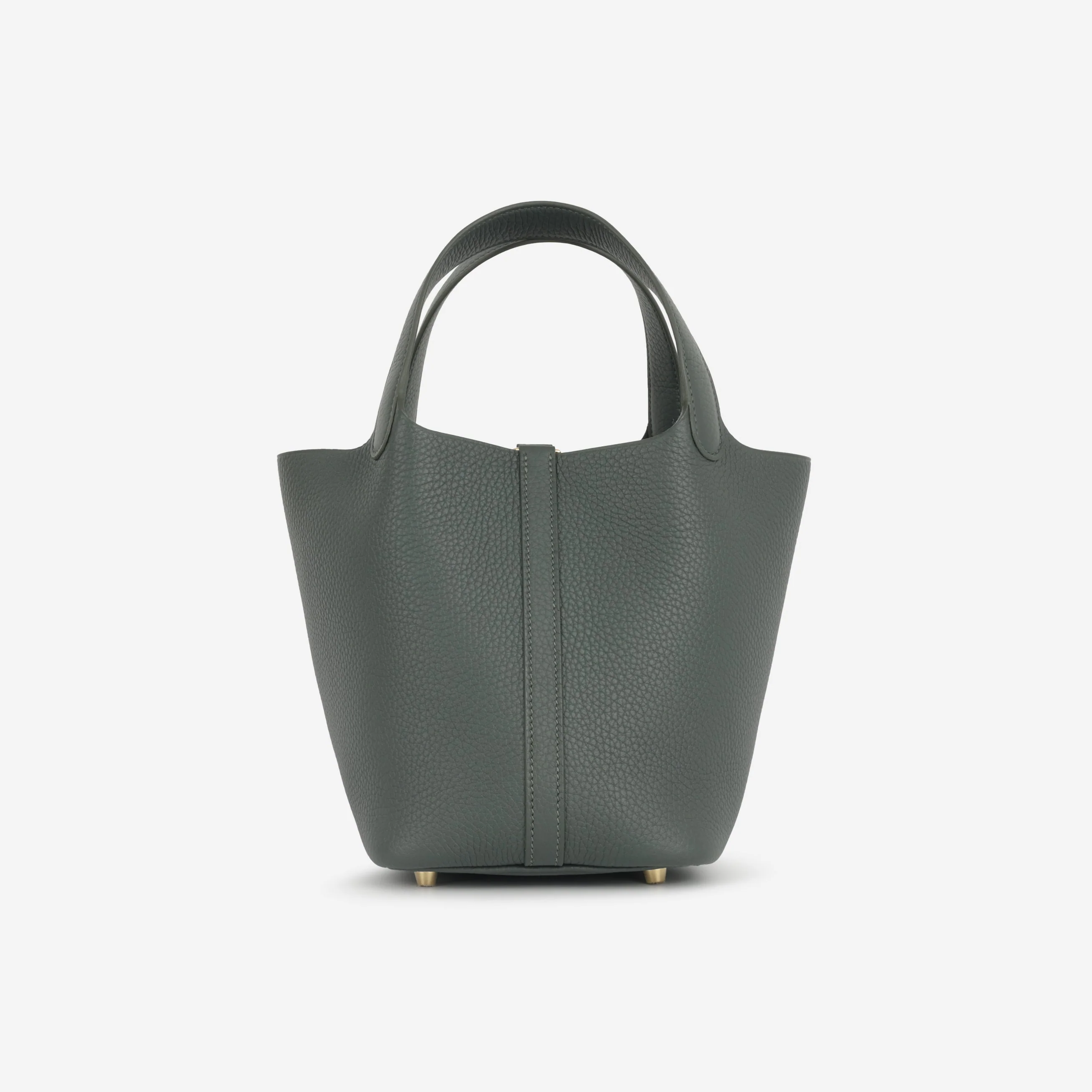 Hermès Picotin 18 - Vert Mangrove Clemence | Gold Hardware - Image 3