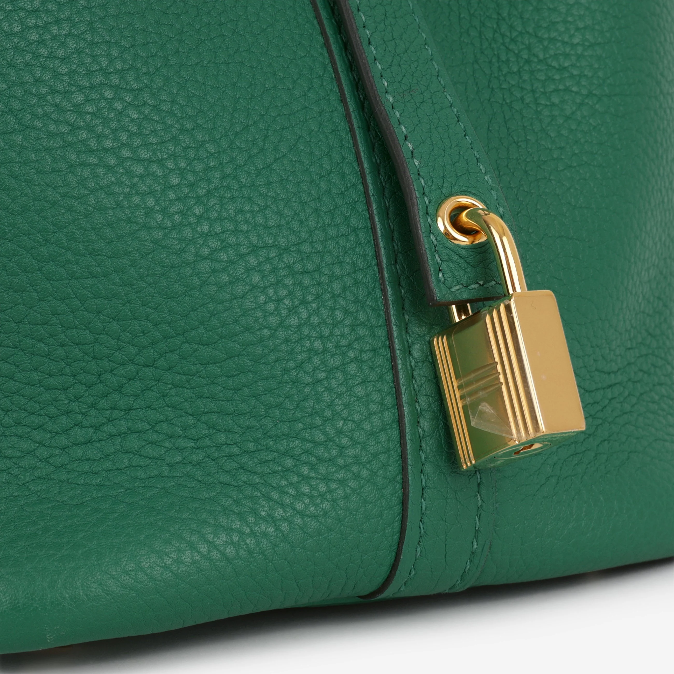 Hermès Picotin 18 - Vert Vertigo Clemence | Gold Hardware - Image 8