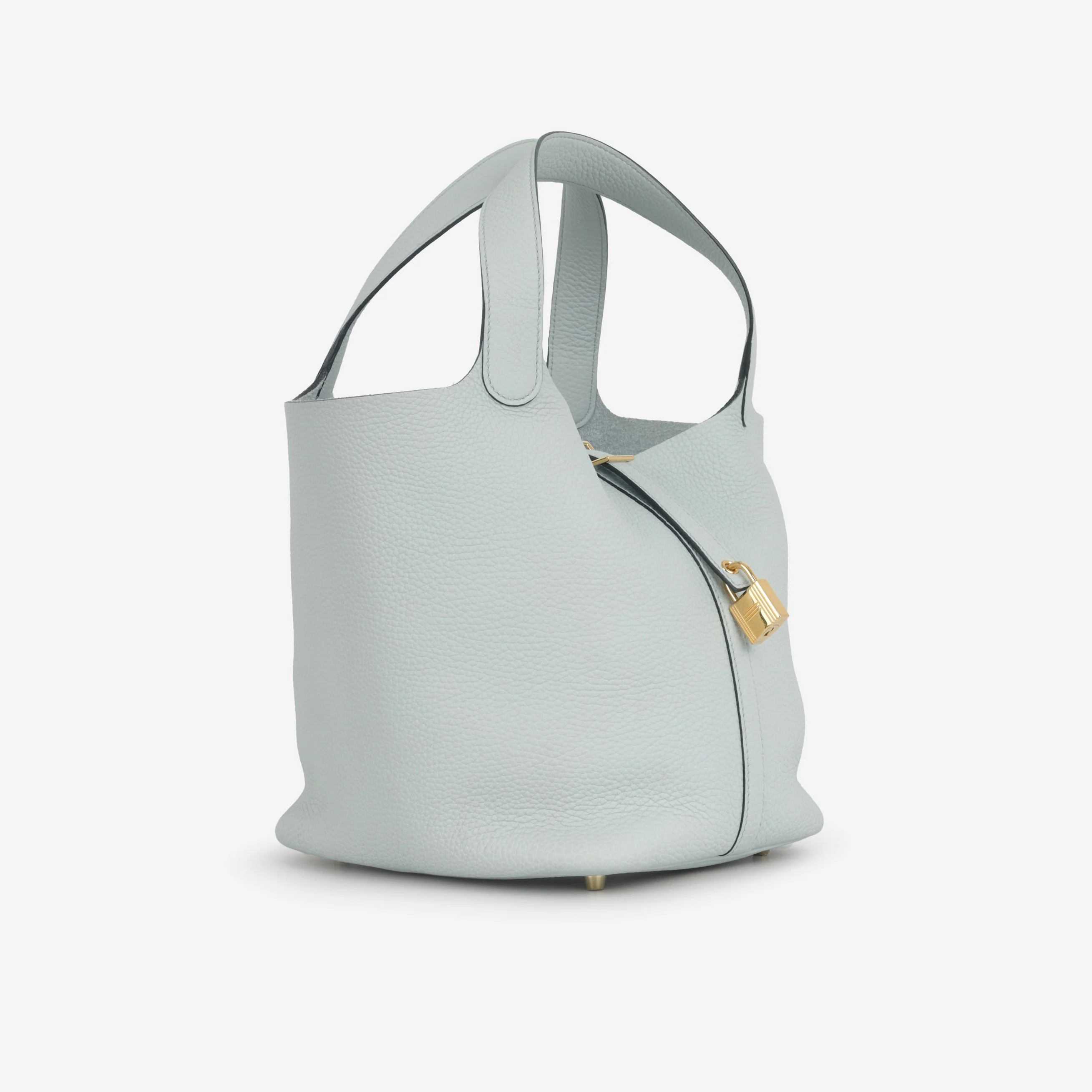 Hermès Picotin 22 - Bleu Pale Clemence | Permabrass Hardware - Image 2