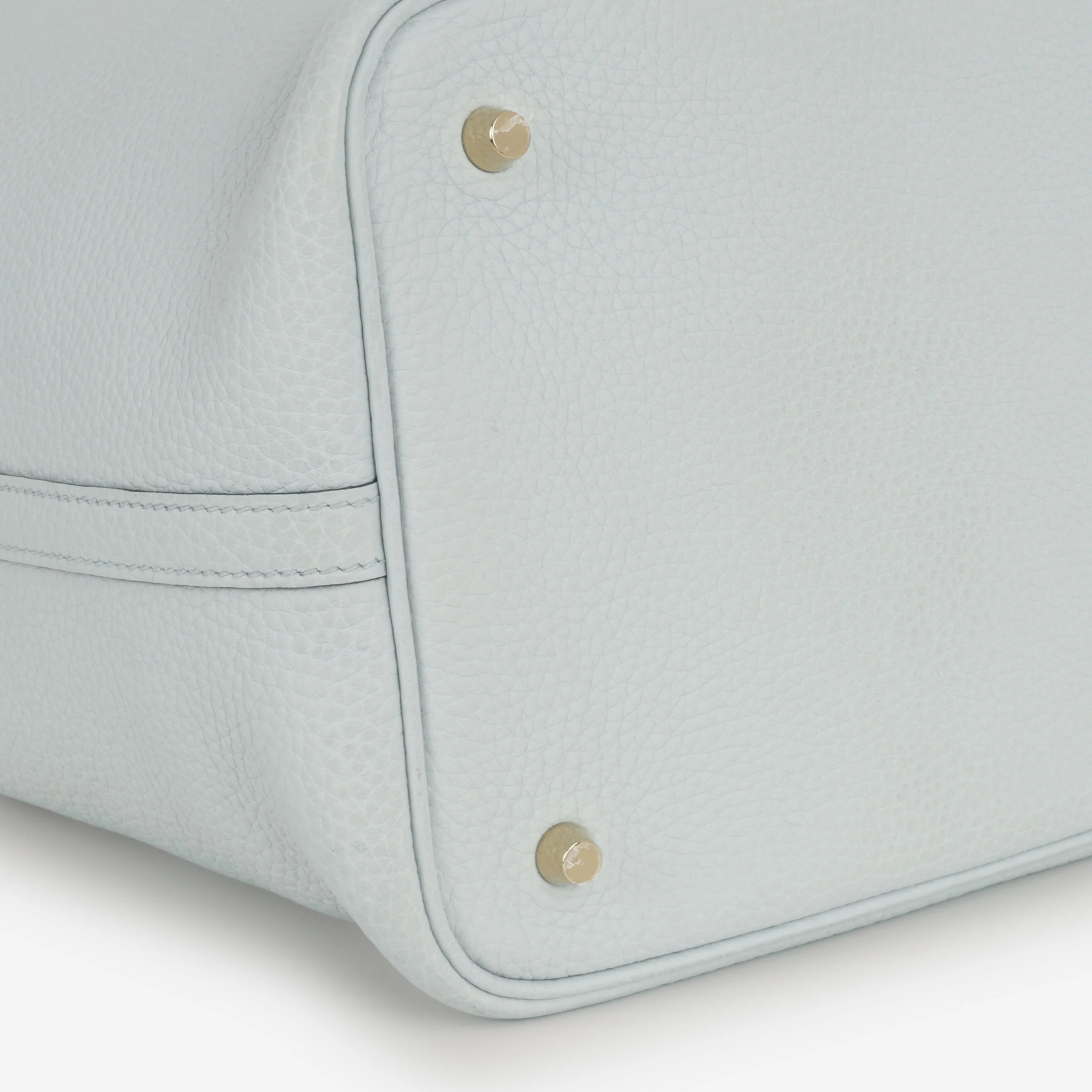 Hermès Picotin 22 - Bleu Pale Clemence | Permabrass Hardware - Image 5