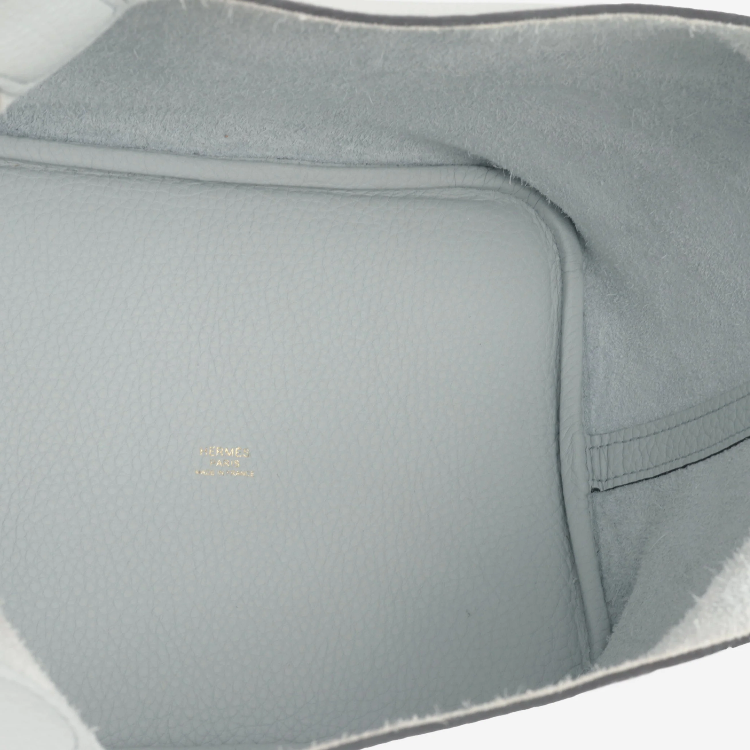 Hermès Picotin 22 - Bleu Pale Clemence | Permabrass Hardware - Image 7