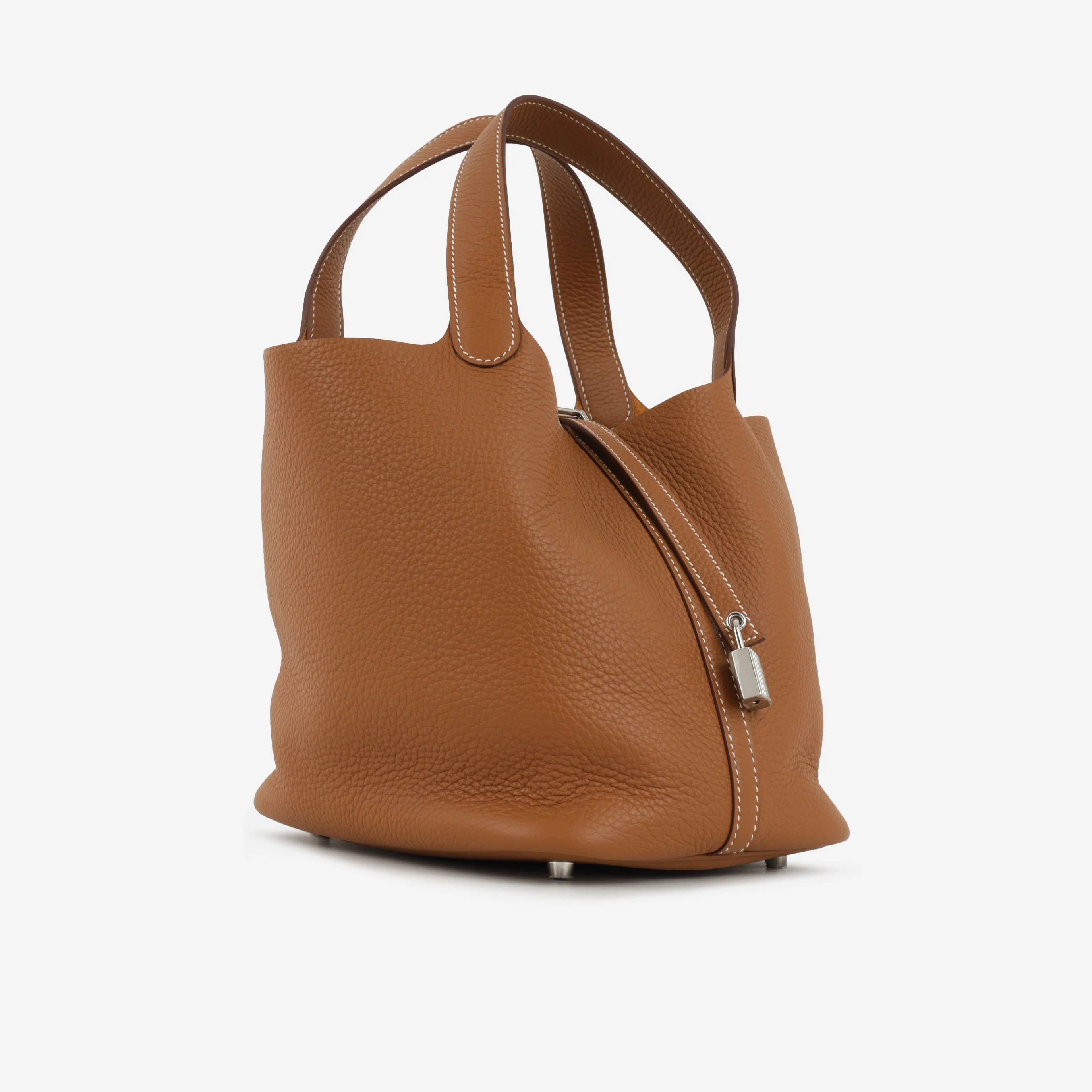 Hermès Picotin 22 - Gold Clemence | Palladium Hardware - Image 2