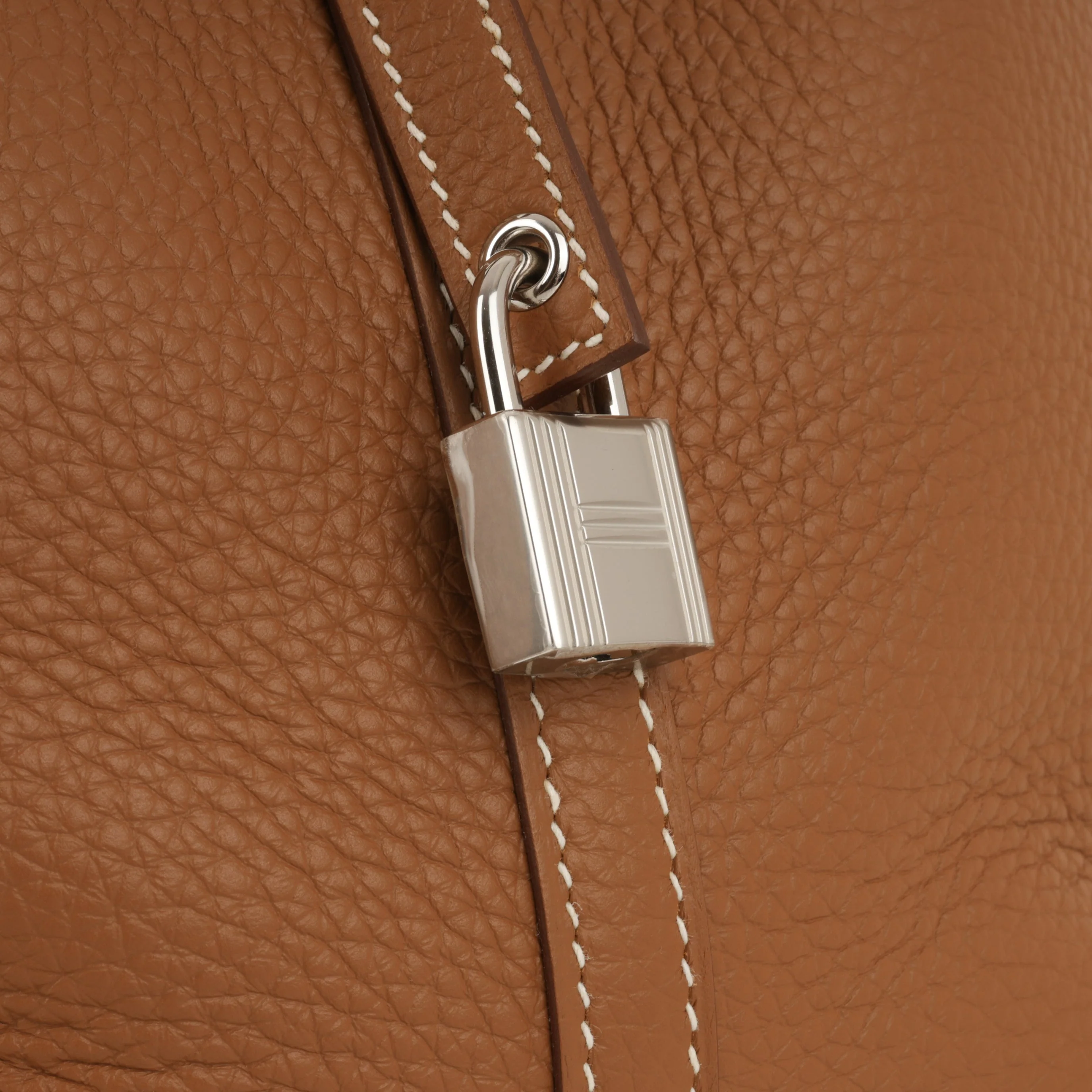 Hermès Picotin 22 - Gold Clemence | Palladium Hardware - Image 7