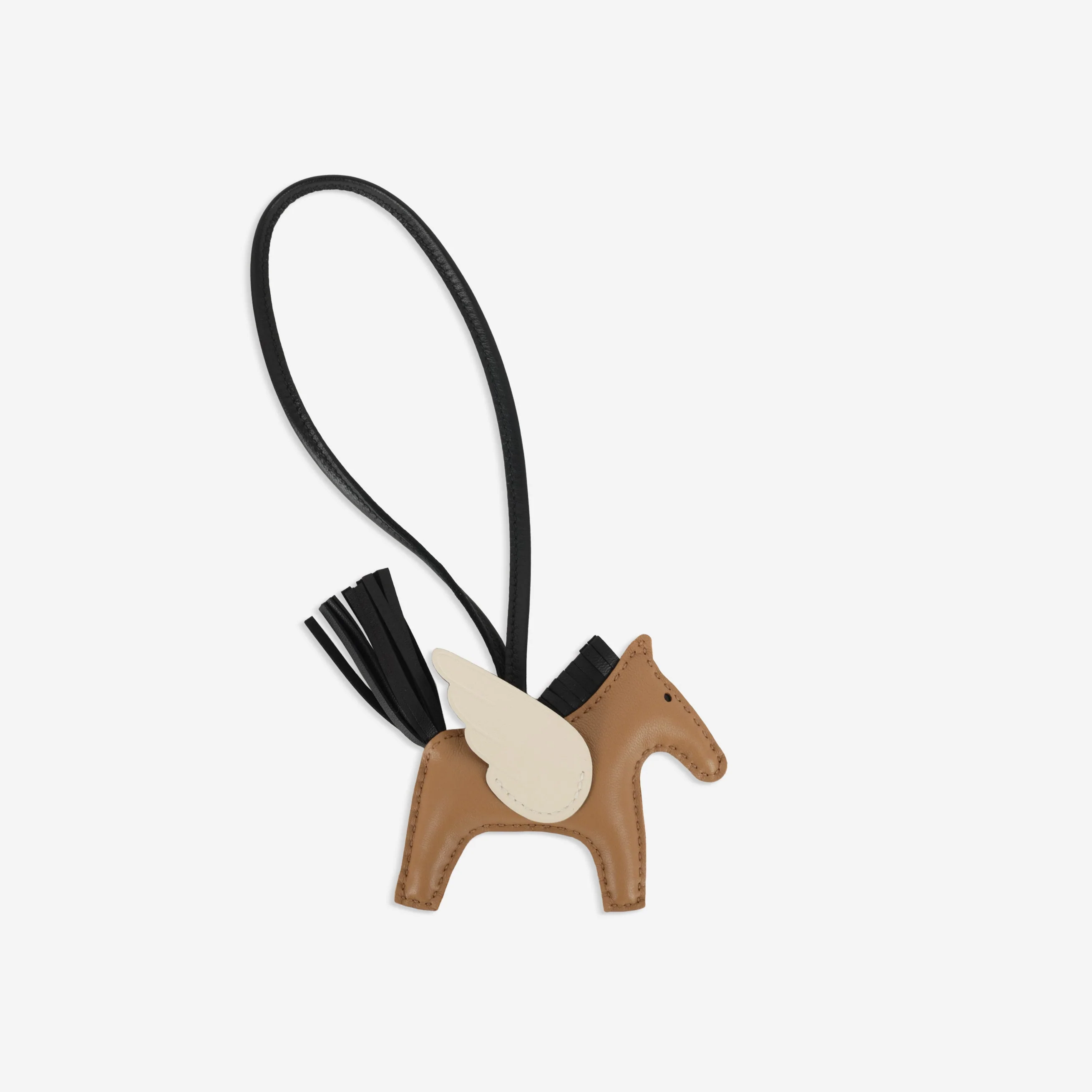 Hermès Rodeo Pegase PM - Chai / Noir / Craie Agneau (NWT) - Image 2