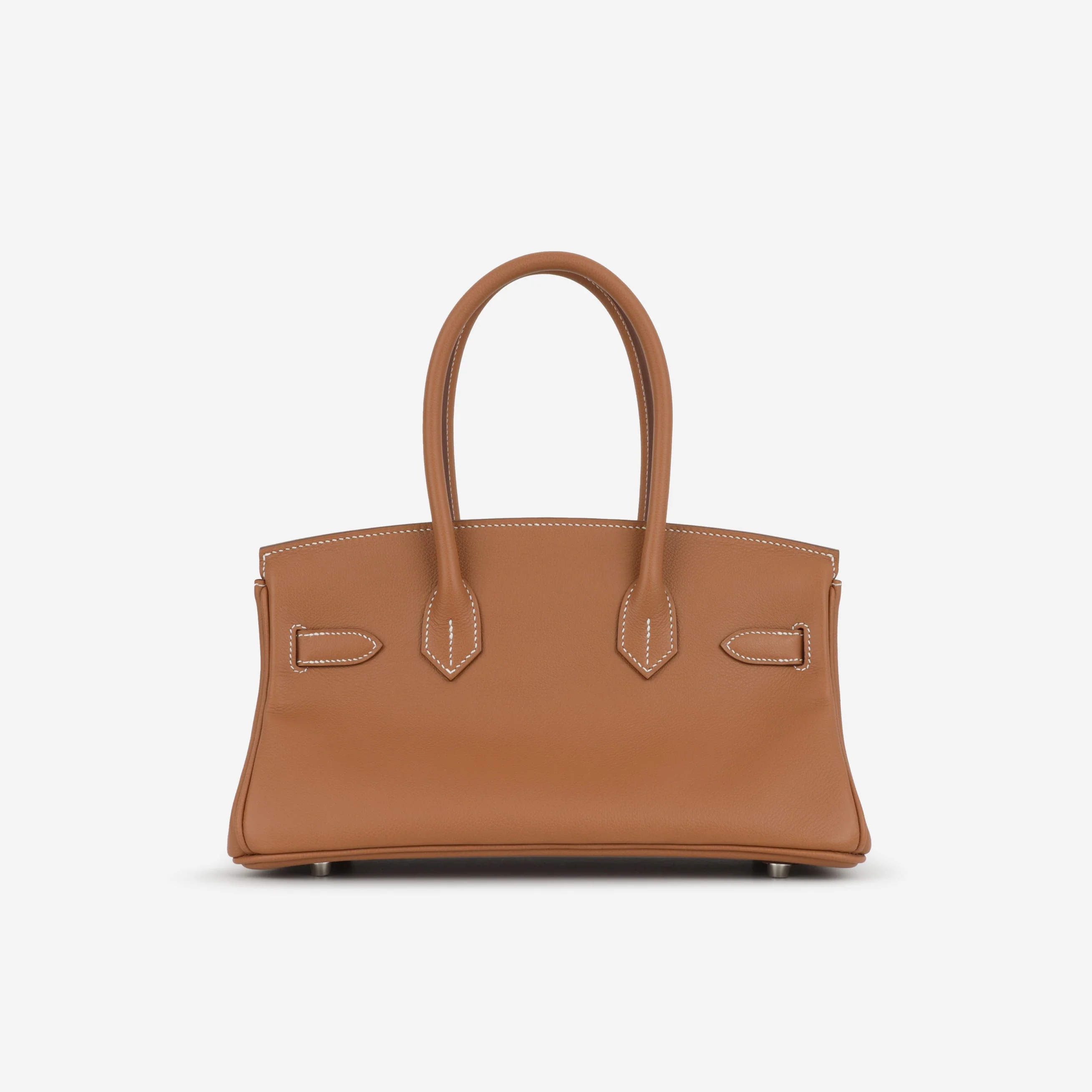 Hermès Shoulder Birkin 29 - Gold Evercolor | Palladium Hardware - Image 3