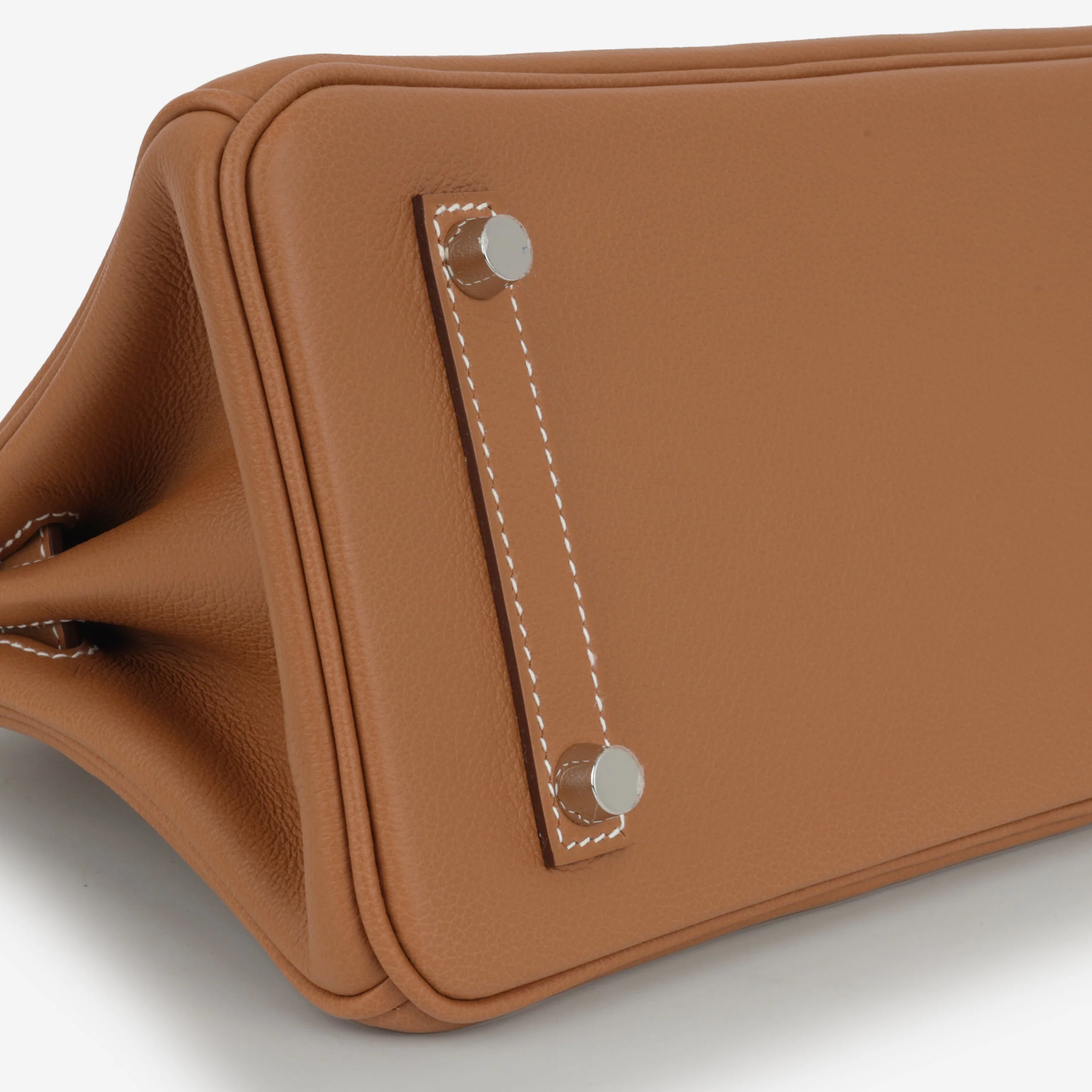 Hermès Shoulder Birkin 29 - Gold Evercolor | Palladium Hardware - Image 5