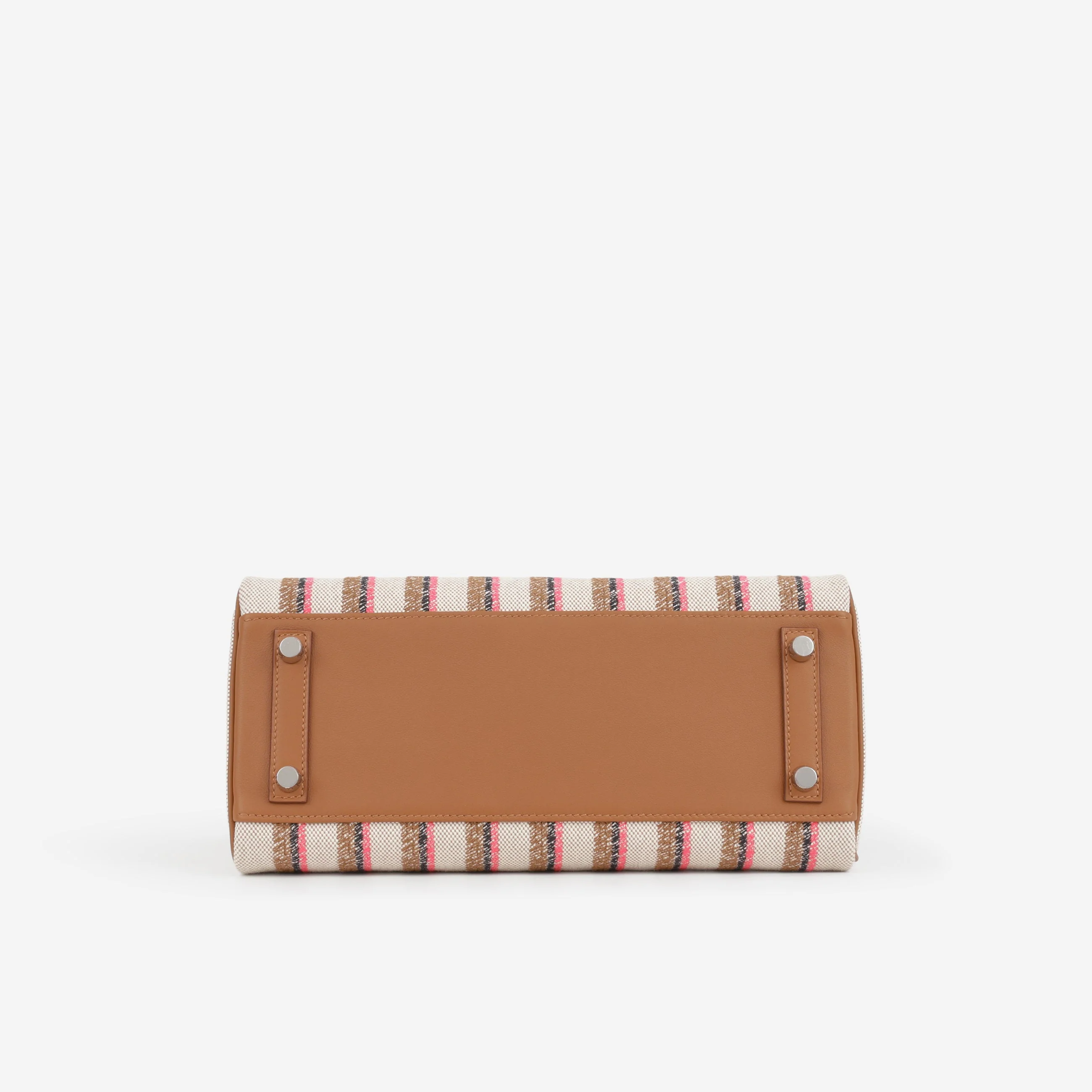 Hermès Shoulder Birkin 29 Light - Broderie Couverture Rayures / Gold Swift | Palladium Hardware - Image 4