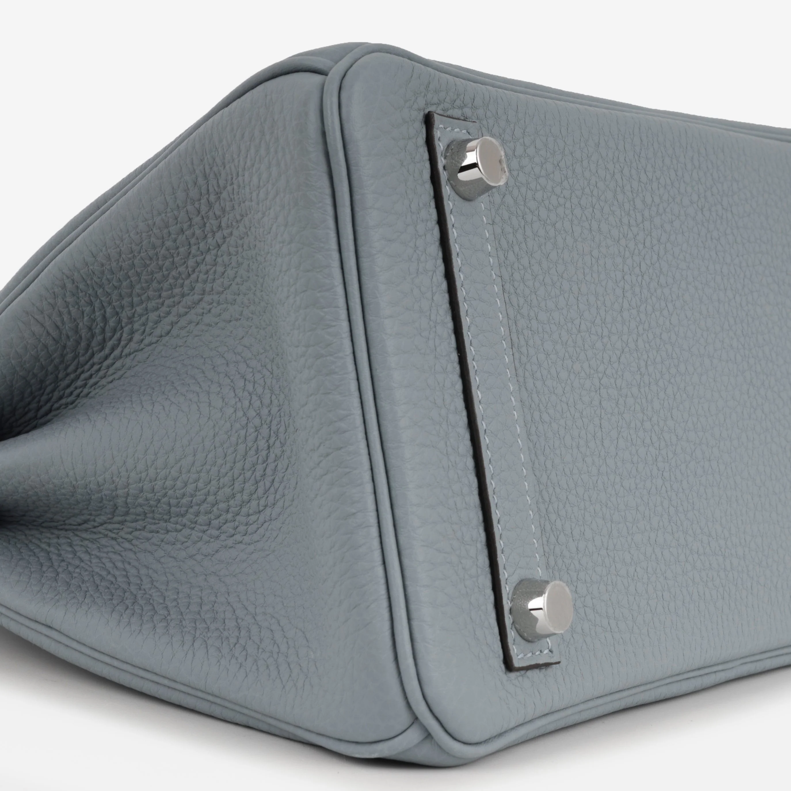 Hermès Verso Birkin 25 - Bleu Lin / Beige De Weimar Togo | Palladium Hardware - Image 4