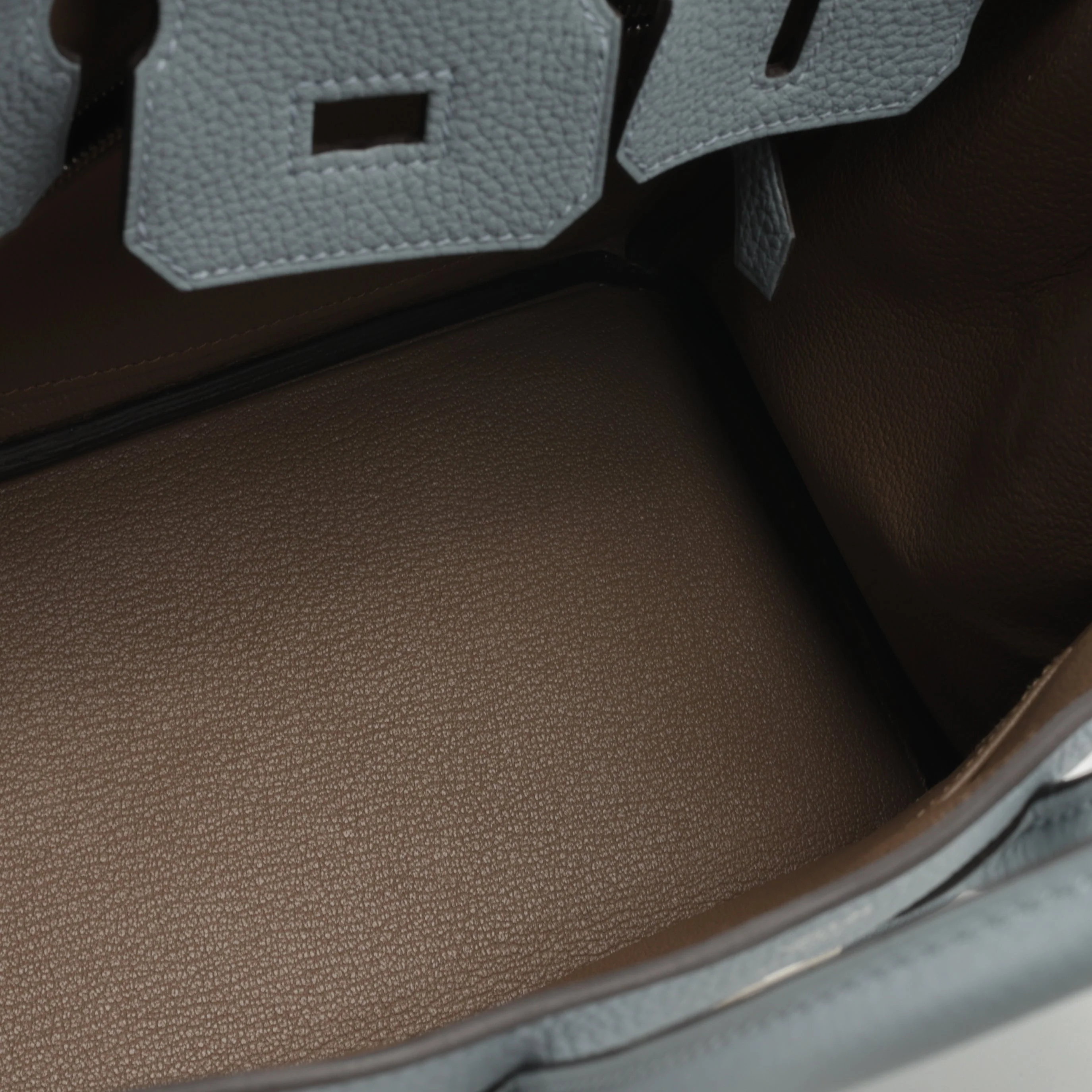 Hermès Verso Birkin 25 - Bleu Lin / Beige De Weimar Togo | Palladium Hardware - Image 6