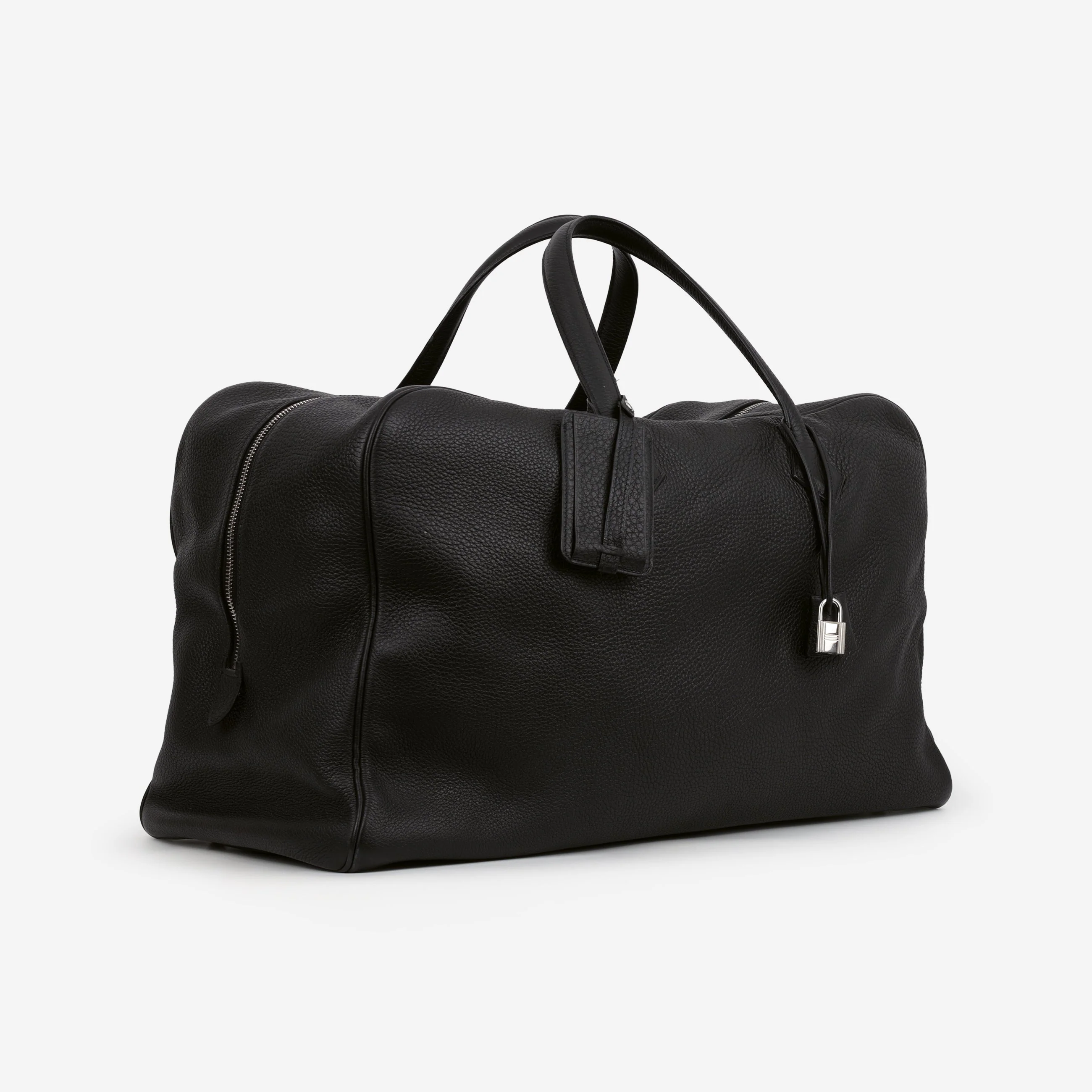 Hermès Victoria 50 - Black Clemence | Palladium Hardware - Image 2