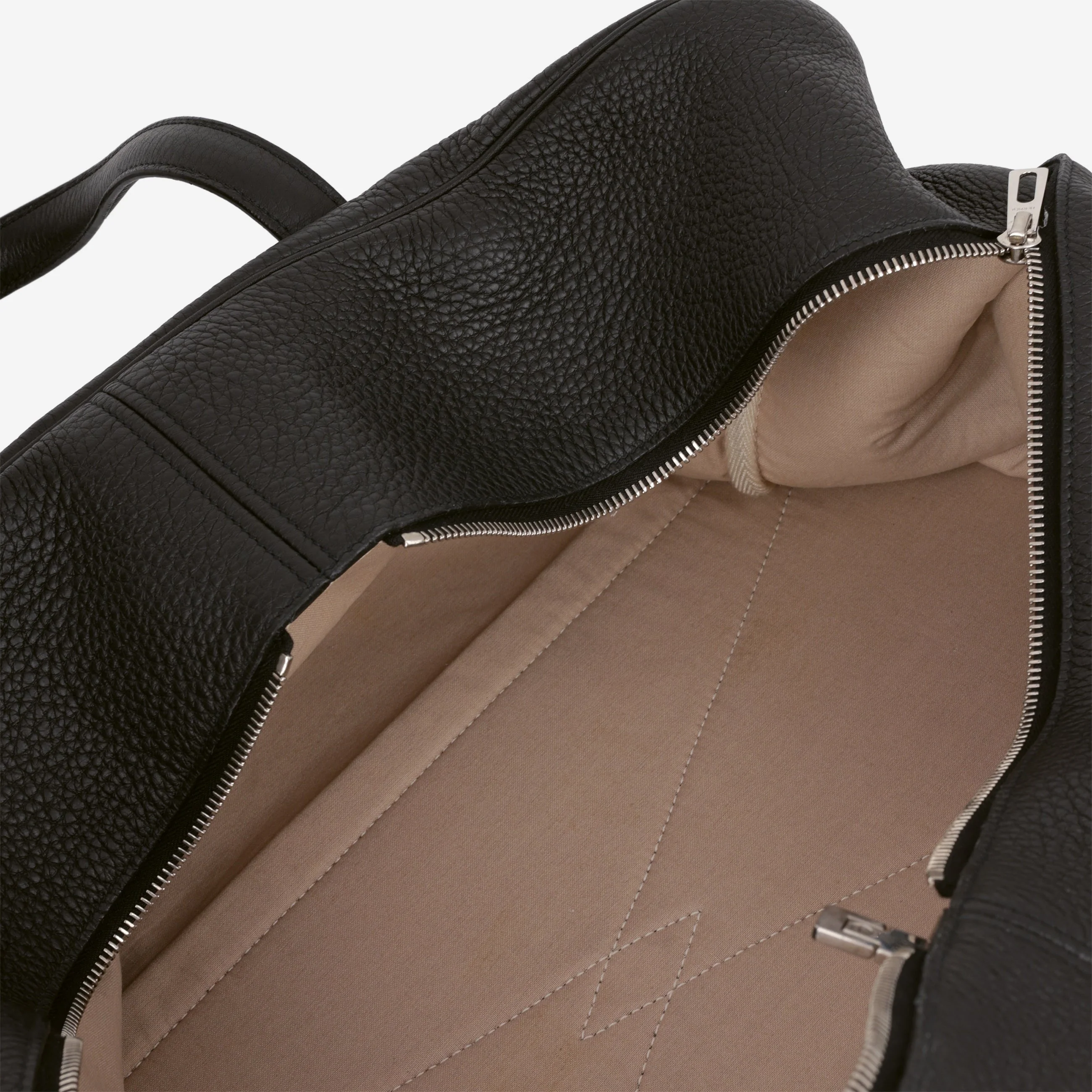 Hermès Victoria 50 - Black Clemence | Palladium Hardware - Image 8