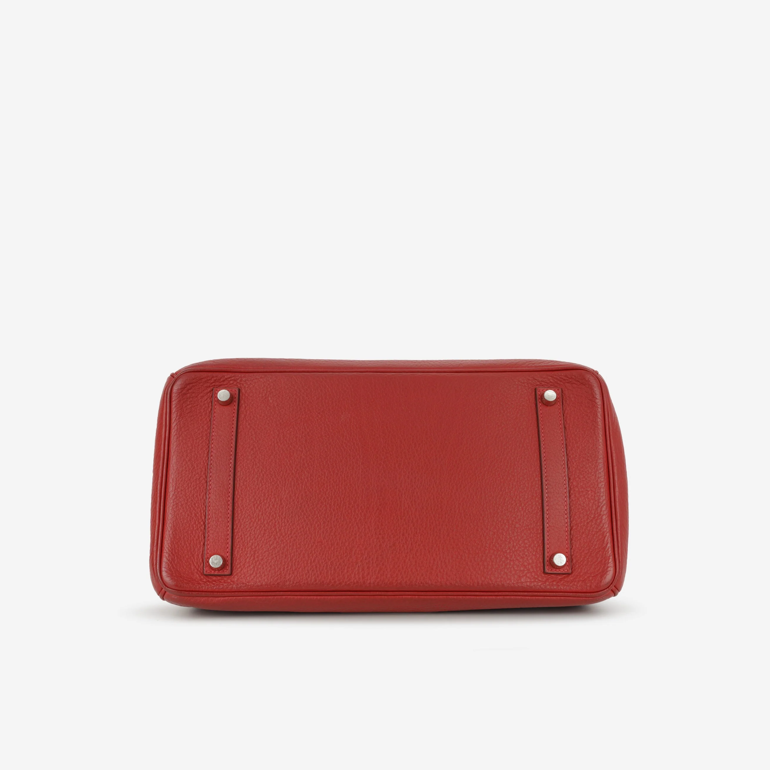 Hermès Vintage Birkin 35 - Rouge Garance Clemence | Palladium Hardware - Image 4