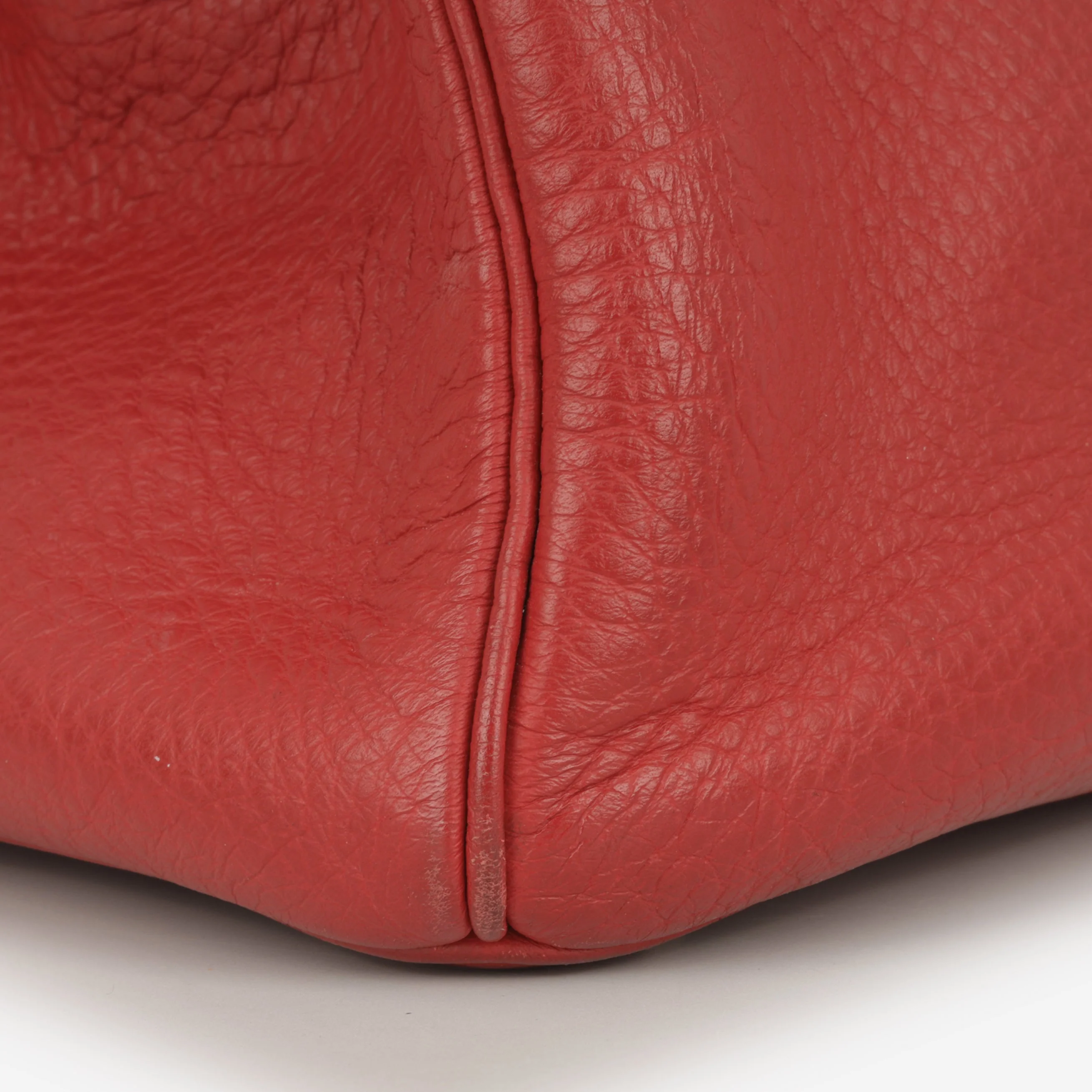 Hermès Vintage Birkin 35 - Rouge Garance Clemence | Palladium Hardware - Image 7
