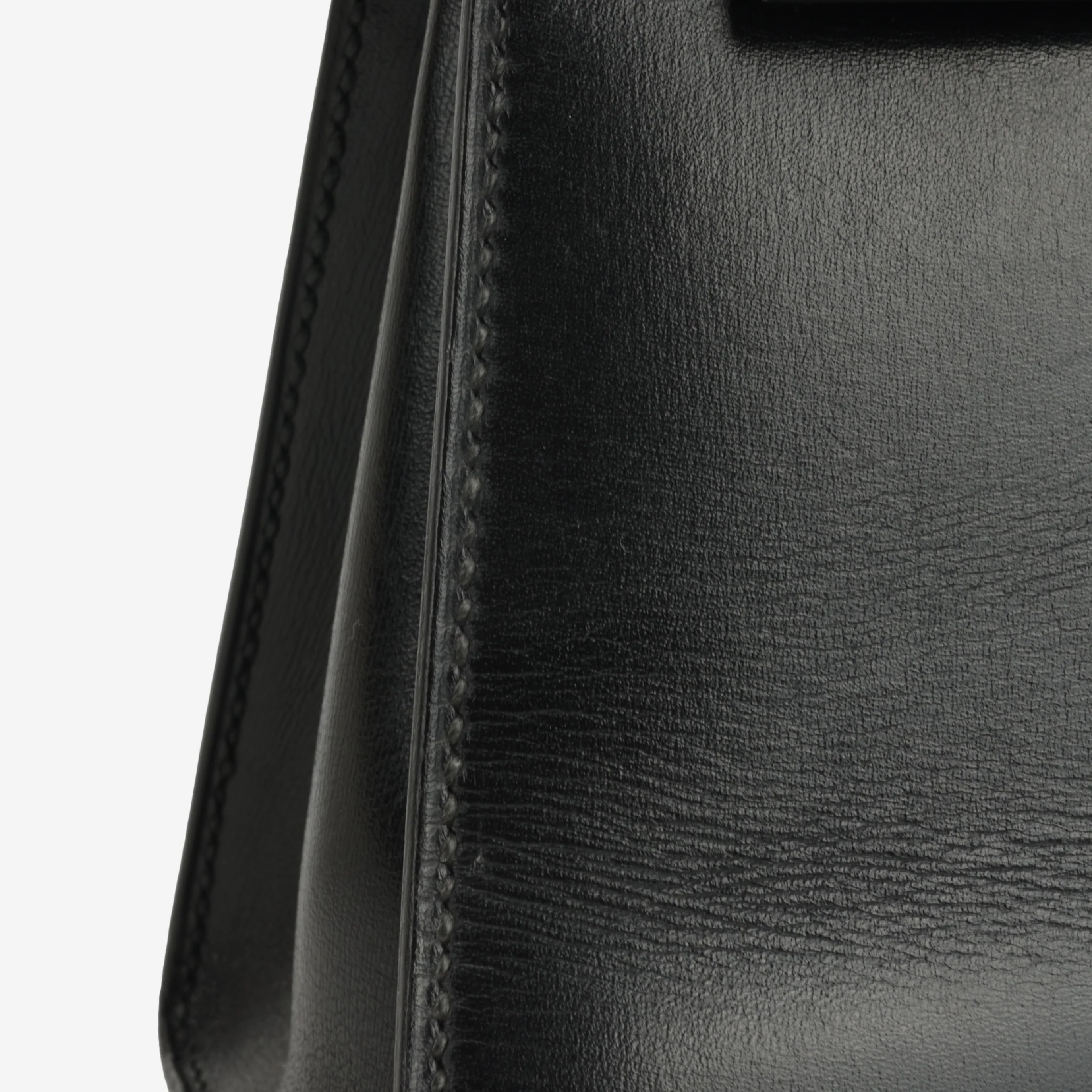 Hermès Vintage Kelly 20 - Black Box Calf | Gold Hardware - Image 11