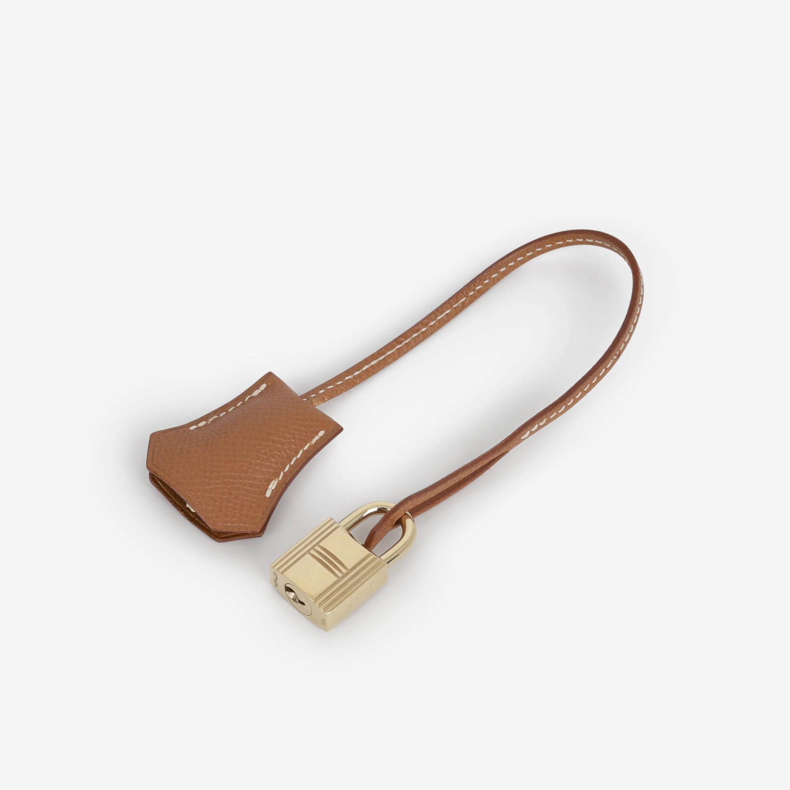 Hermès Vintage Kelly 28 - Gold Courchevel | Gold Hardware - Image 11