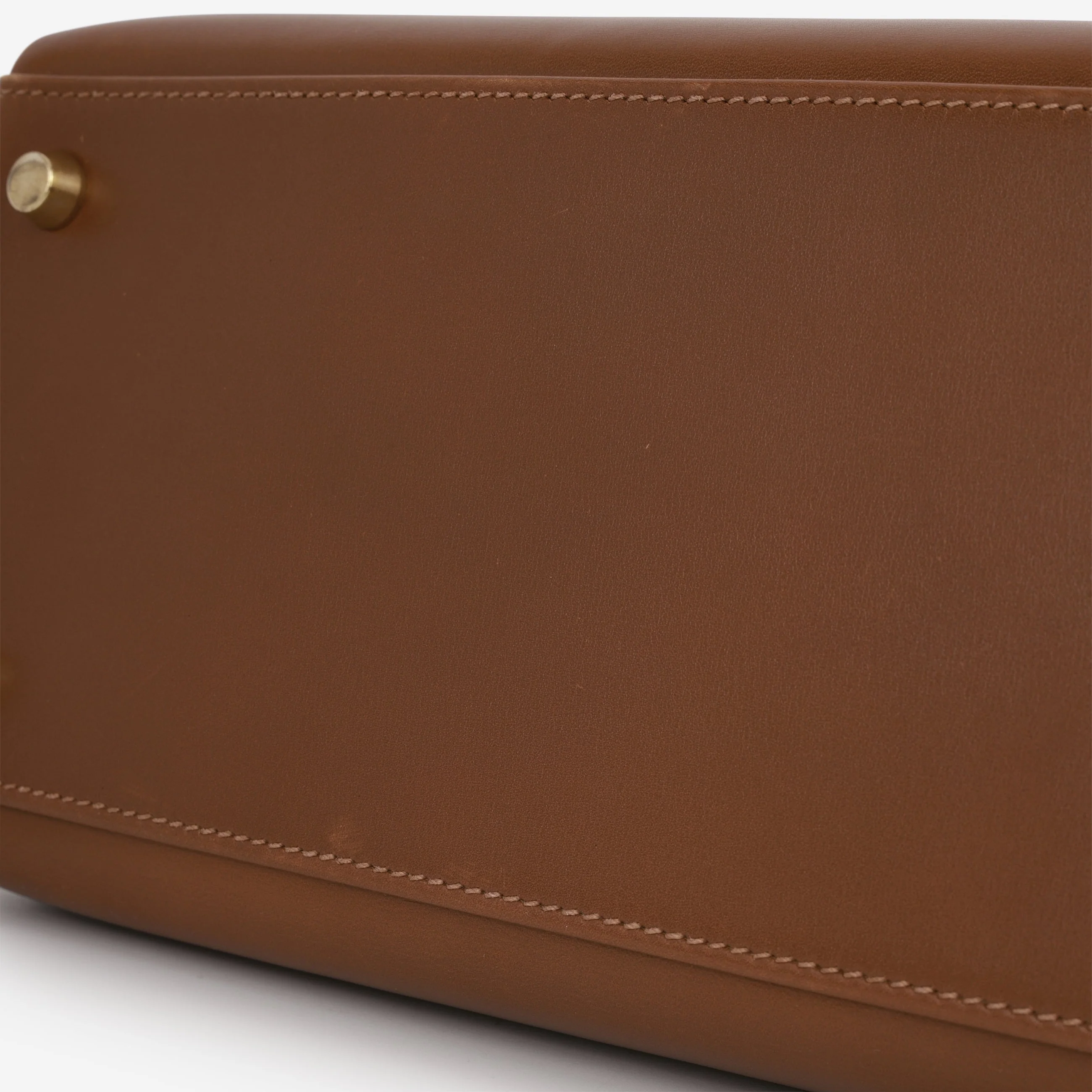 Hermès Vintage Kelly 32 Retourne - Noisette Box Calf | Gold Hardware - Image 21