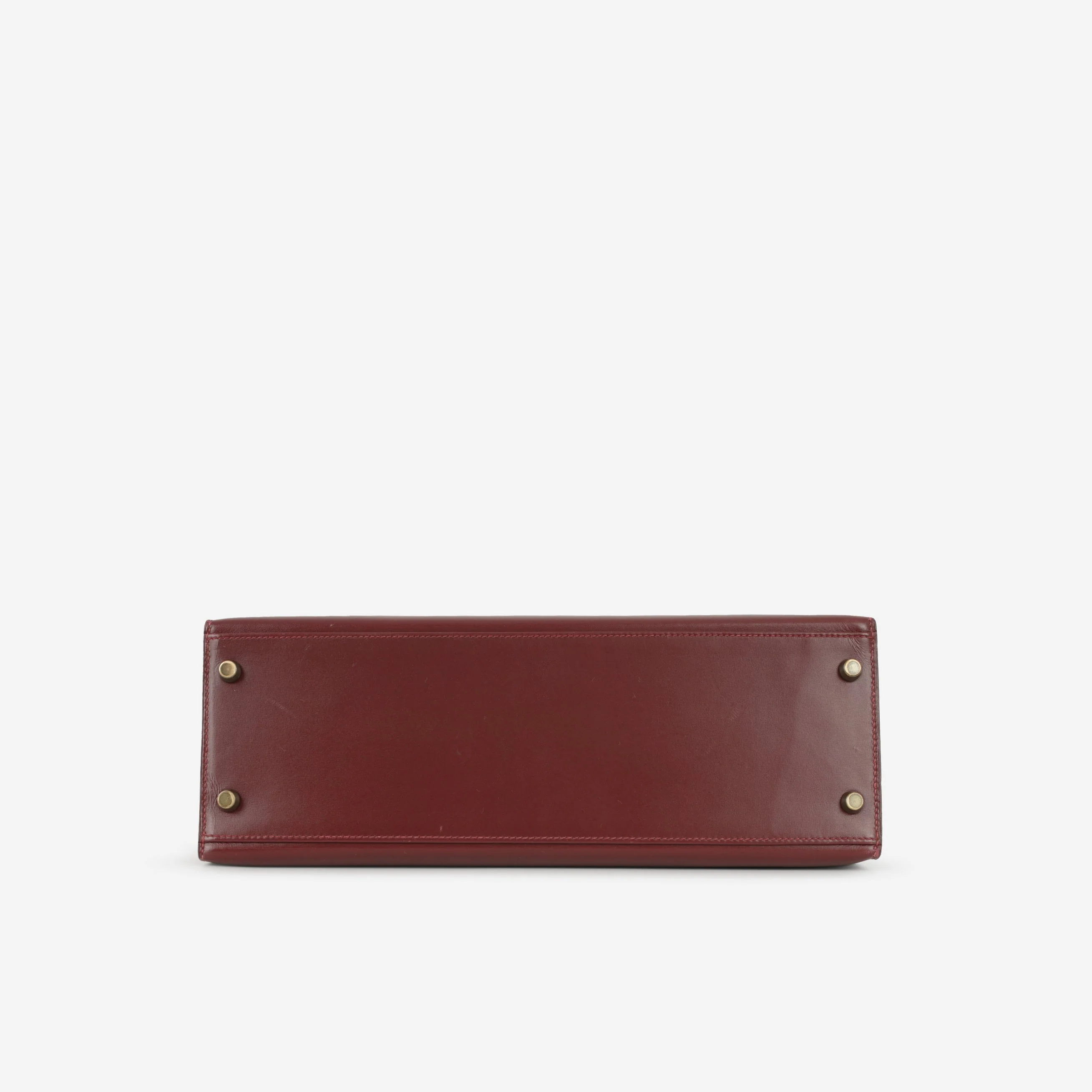 Hermès Vintage Kelly 32 - Rouge H Box Calf | Gold Hardware - Image 5