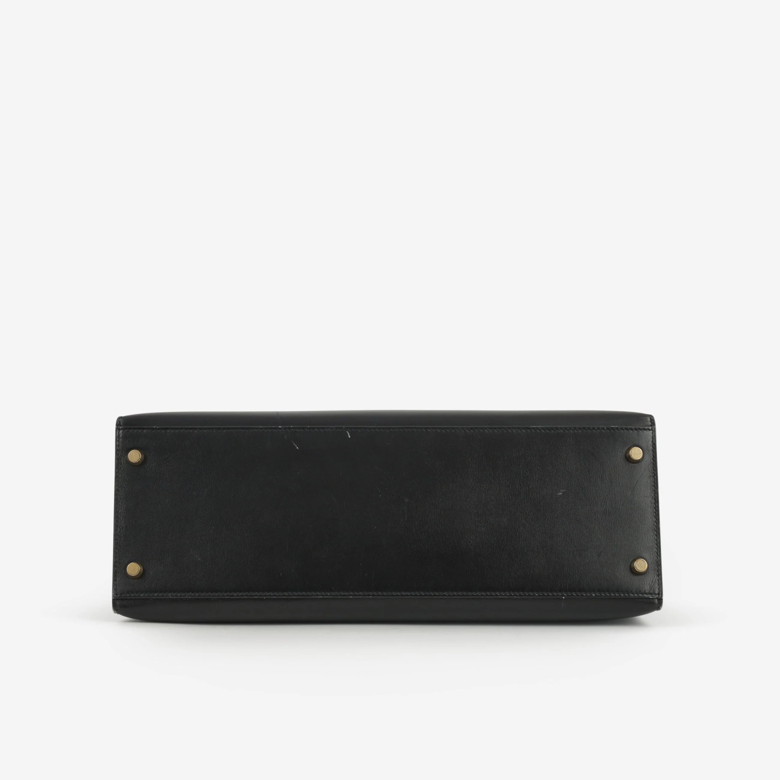 Hermès Vintage Kelly 35 - Black Box Calf | Gold Hardware - Image 7