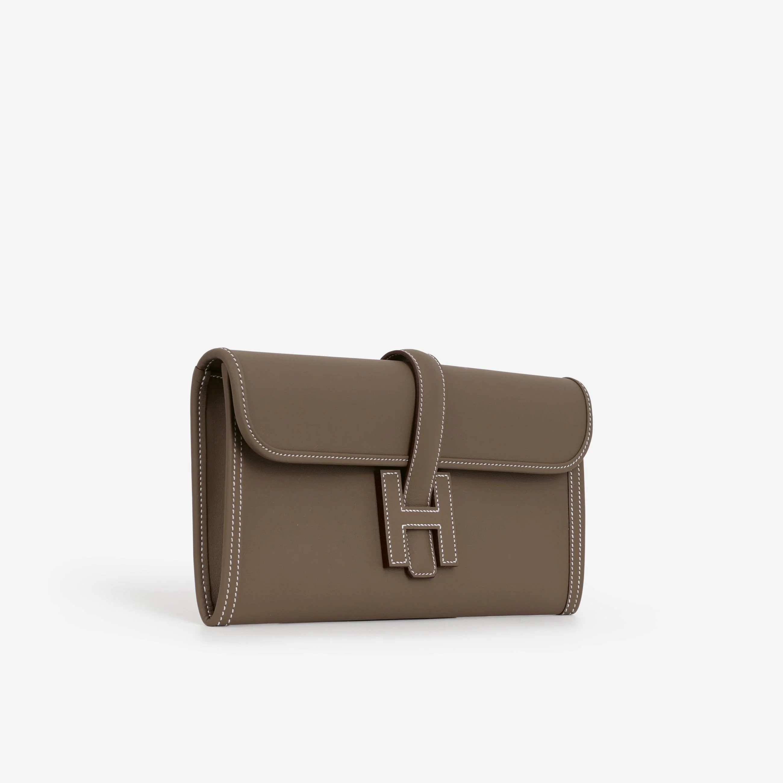 Hermès Jige Elan 29 Clutch - Etoupe Swift - Image 2