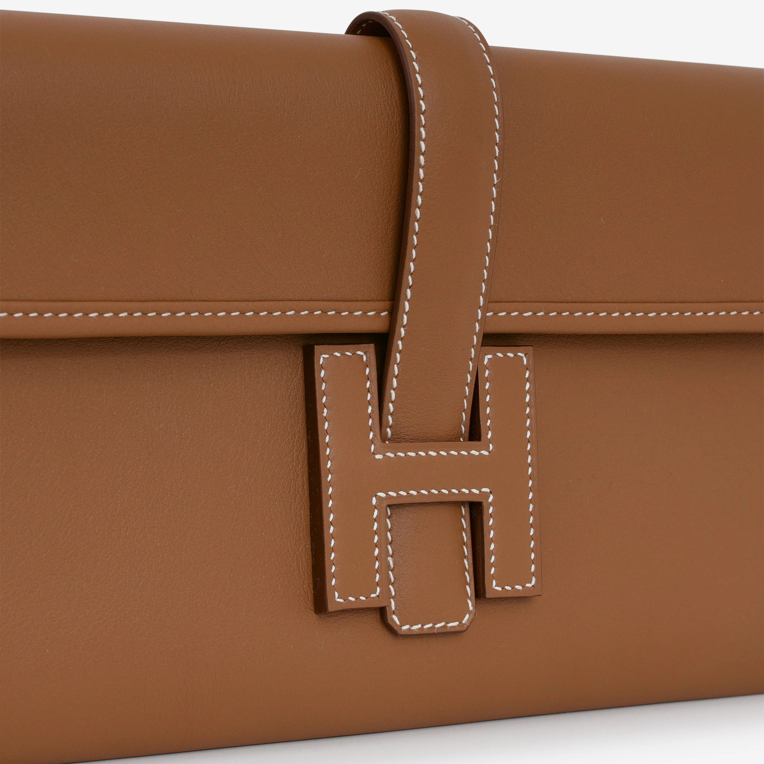 Hermès Jige Elan 29 Clutch - Gold Swift - Image 3