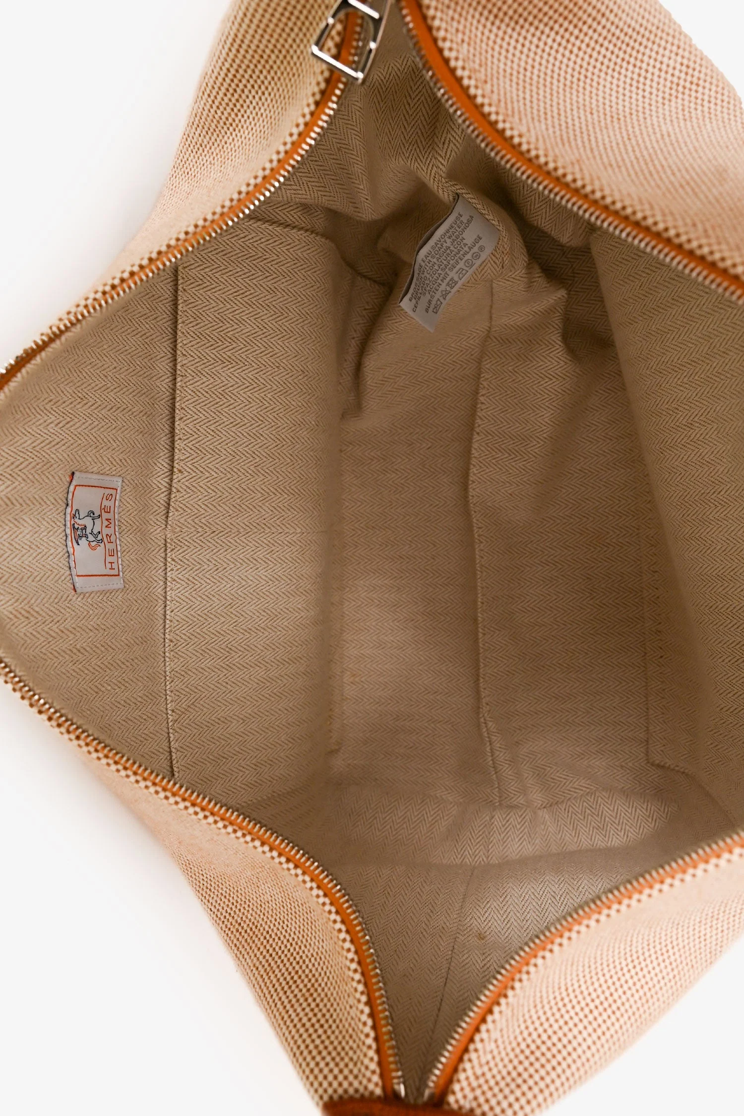 Hermès Large Toile Bride-A-Brac Cabriole Case - Image 6