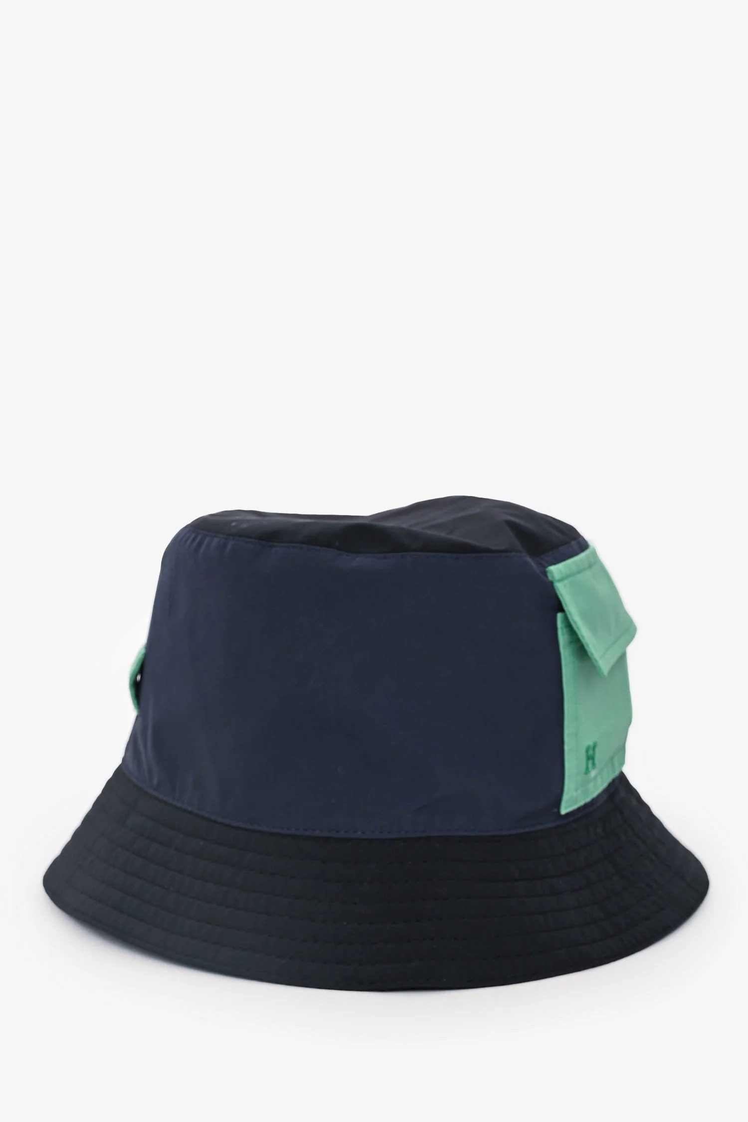 Hermès Navy/Black/Green Reversible Bucket Hat Size 58 - Image 2