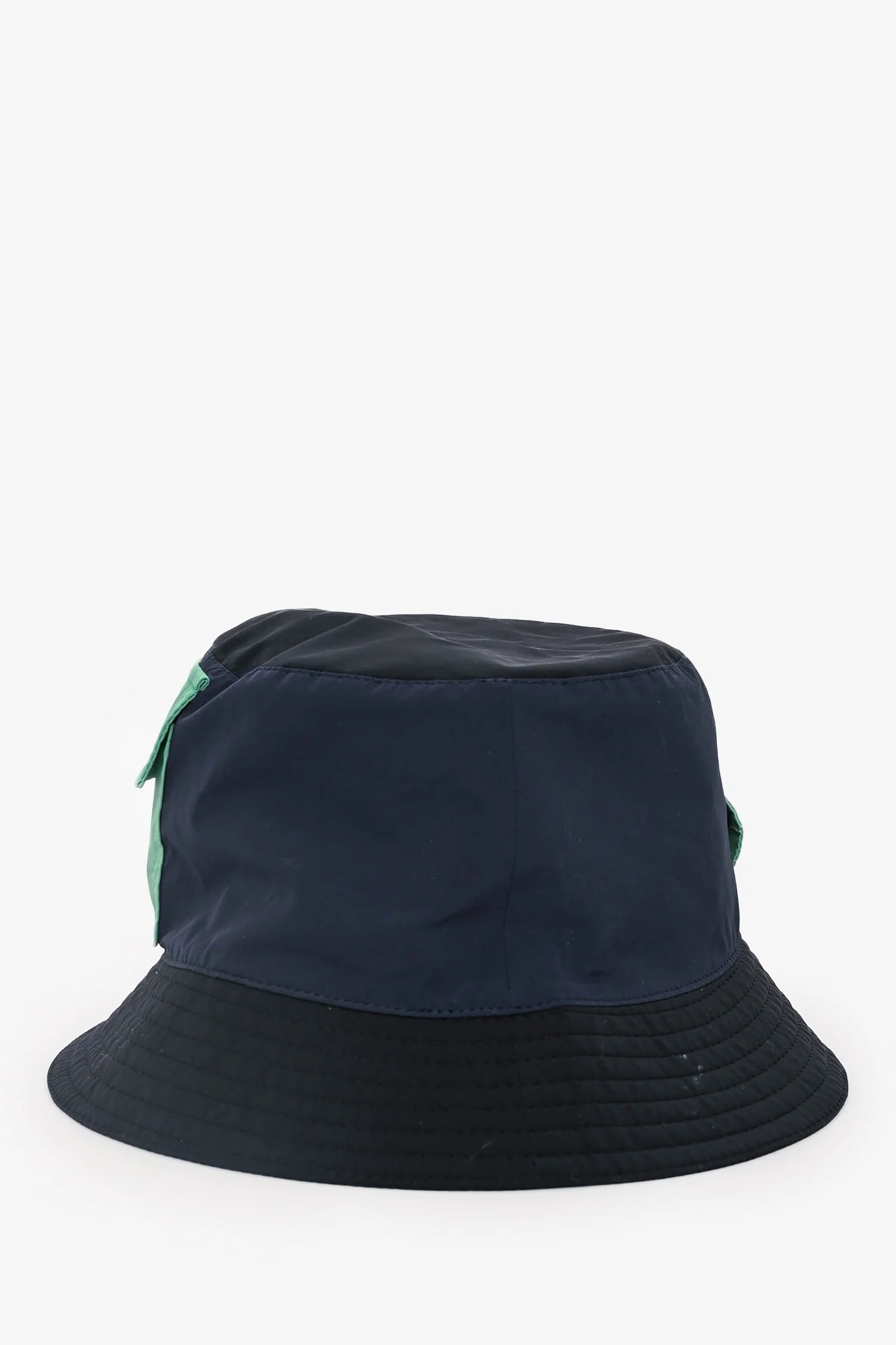 Hermès Navy/Black/Green Reversible Bucket Hat Size 58 - Image 3