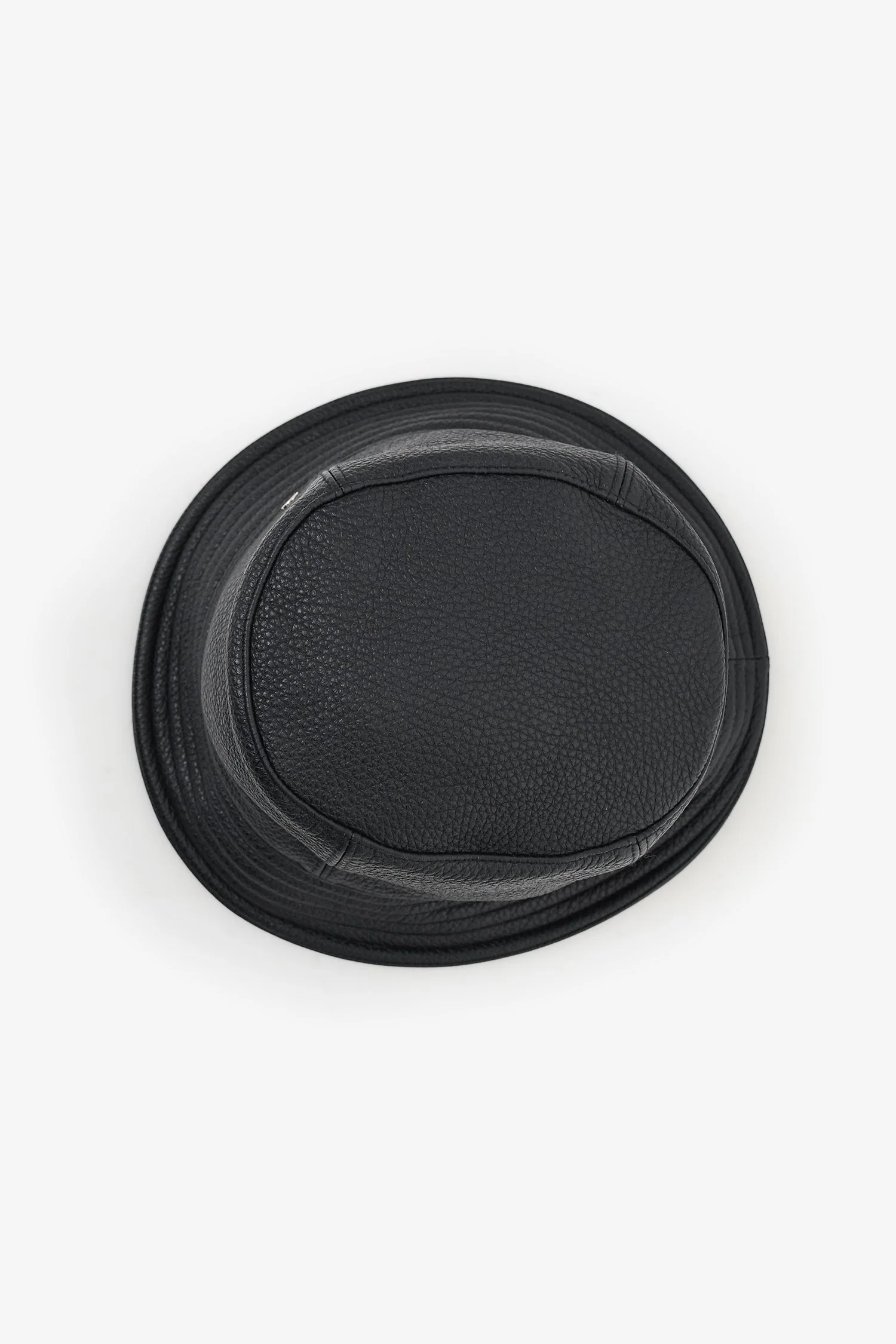 Hermès Navy Leather Bucket Hat - Image 3