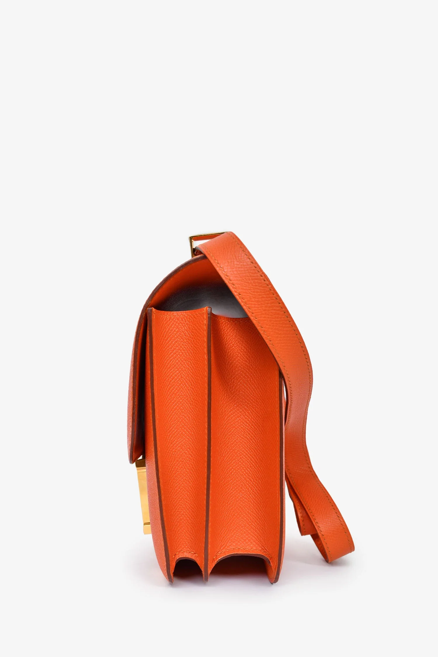 Hermès Orange Epsom Leather Constance 24 GHW - Image 4