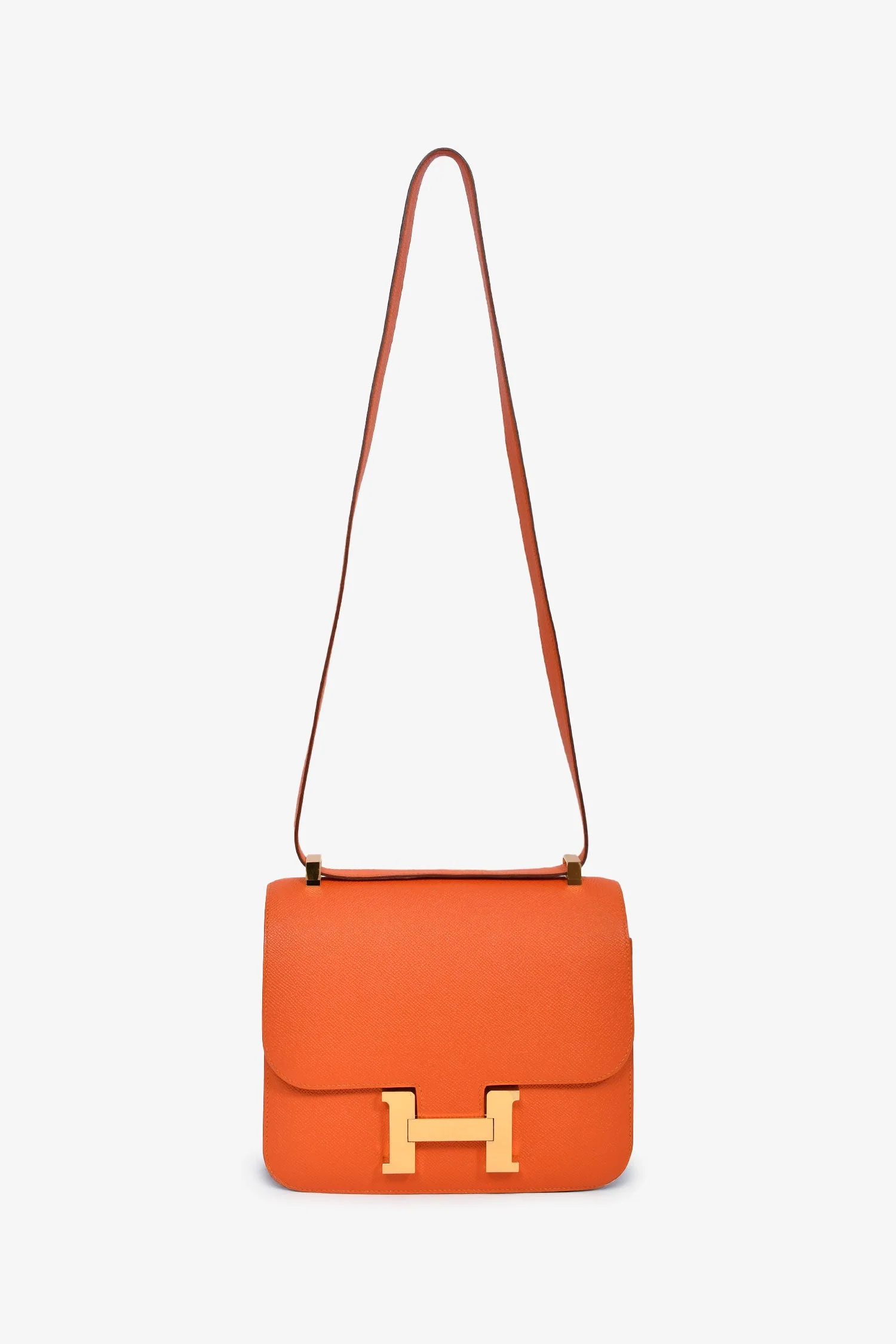 Hermès Orange Epsom Leather Constance 24 GHW - Image 7