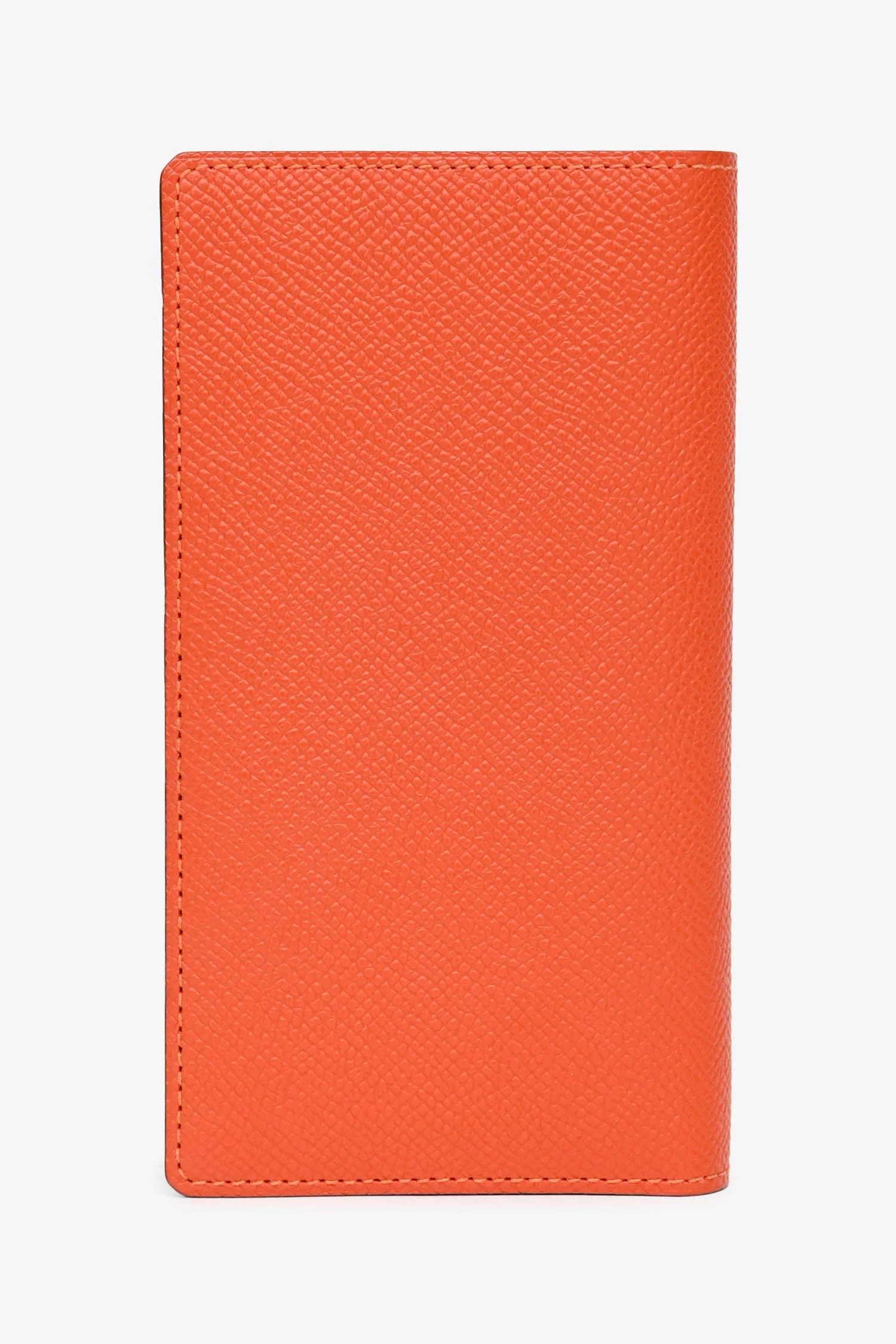 Hermès Orange Epsom Leather Long Bi-Fold Wallet - Image 2