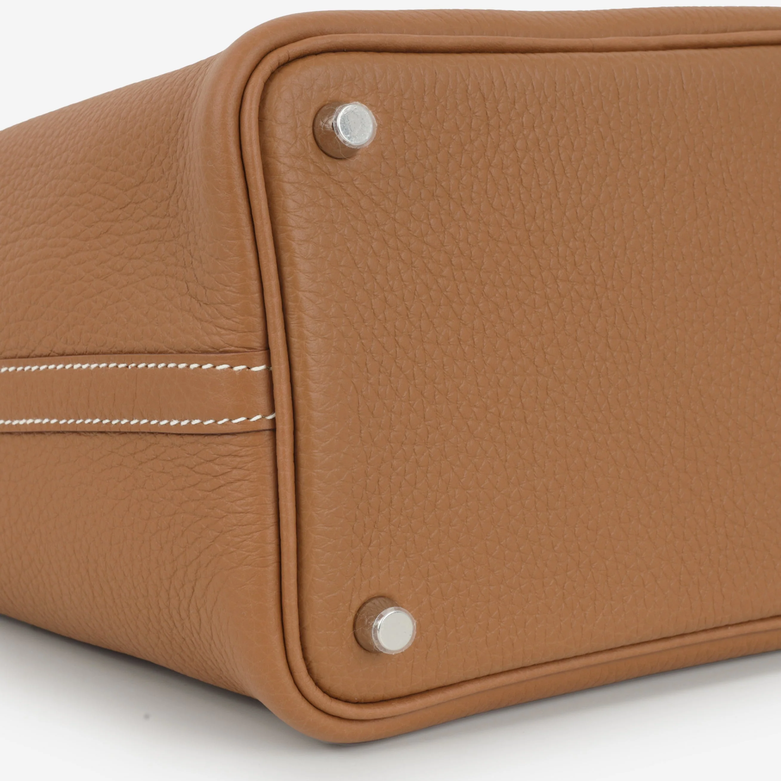 Hermès Picotin 18 Eclat - Gold Clemence / Rose Sakura Swift | Palladium Hardware - Image 6