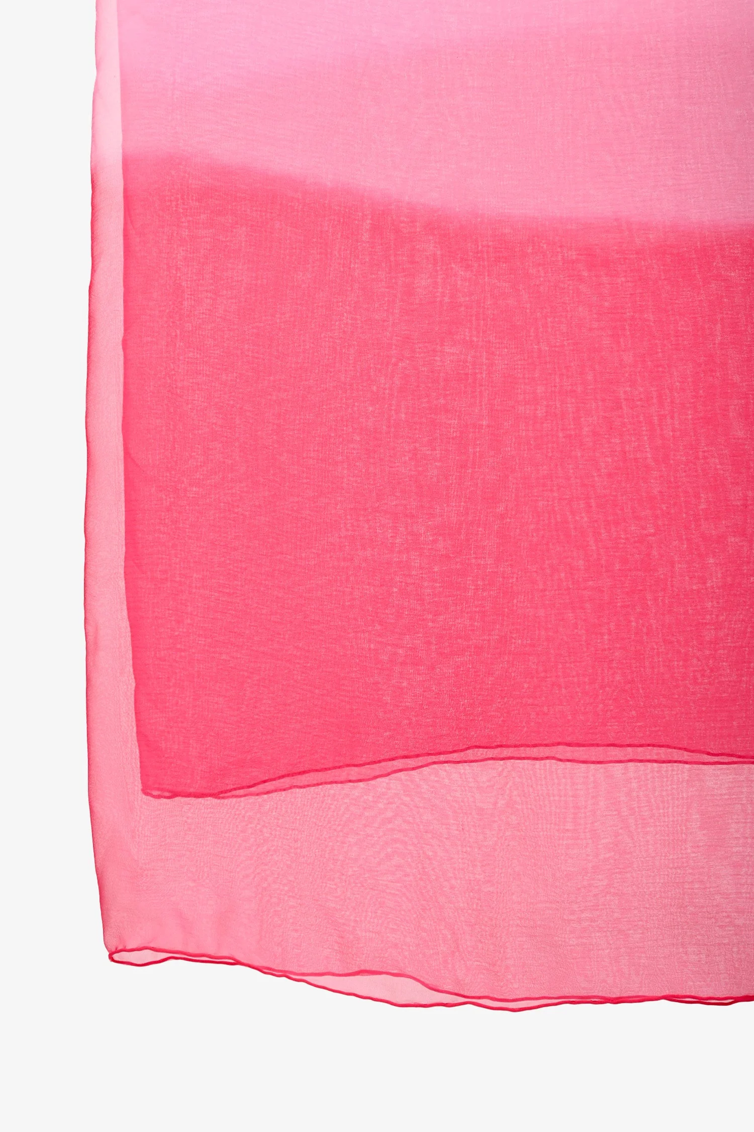 Hermès Pink Ombre Sheer Silk Shawl - Image 2
