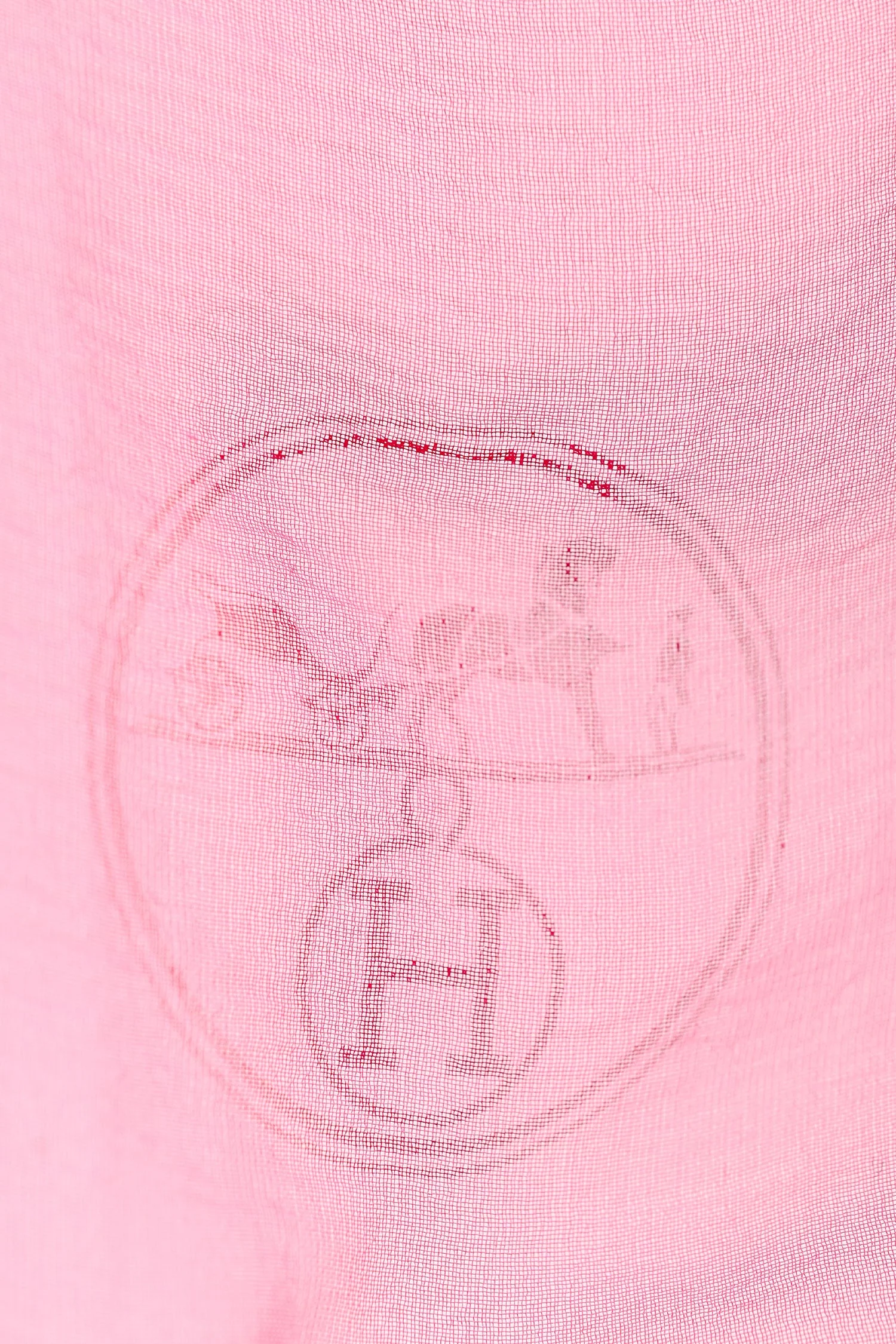 Hermès Pink Ombre Sheer Silk Shawl - Image 4