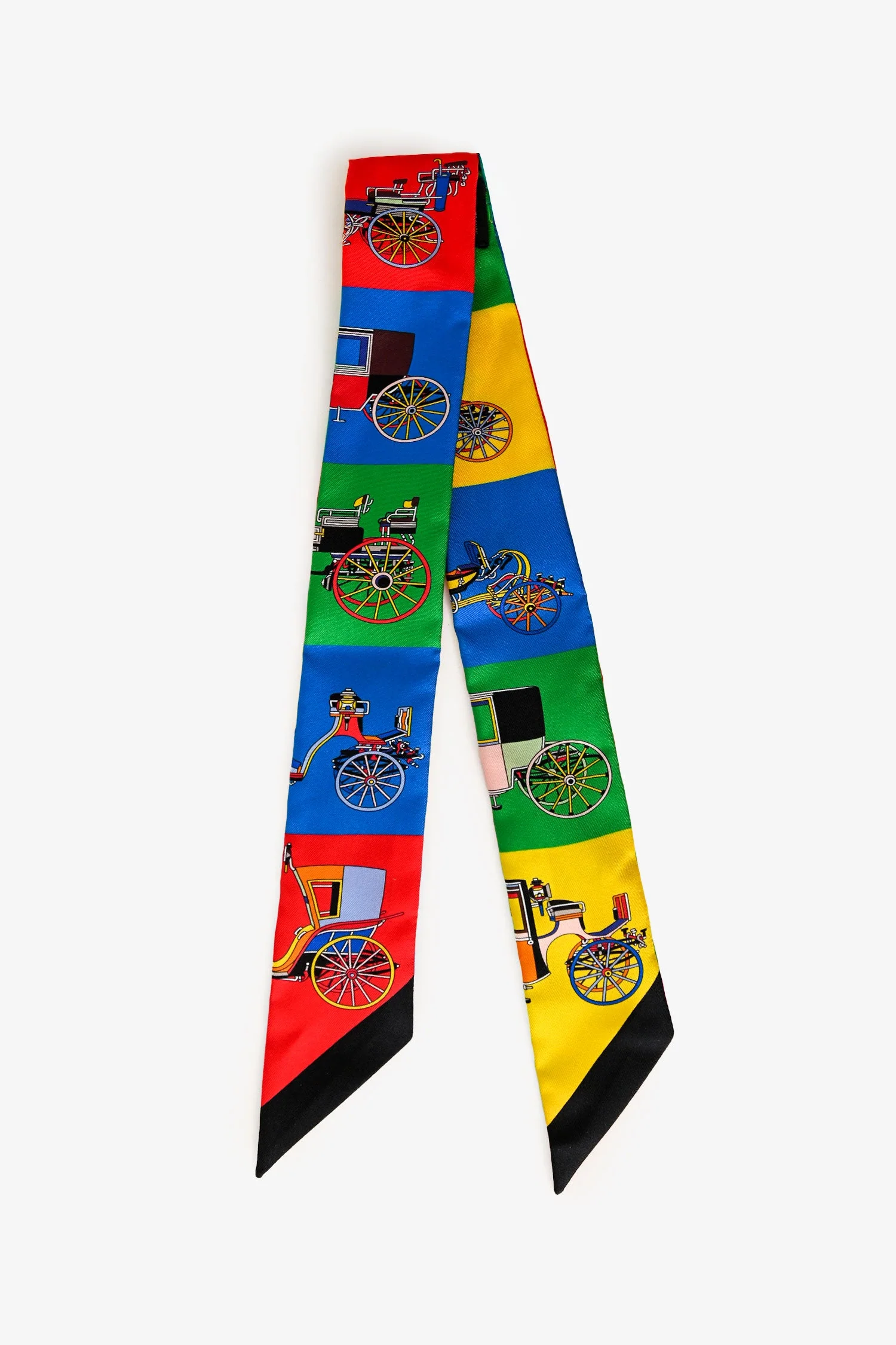 Hermès Silk Multicolour Carriage Twilly