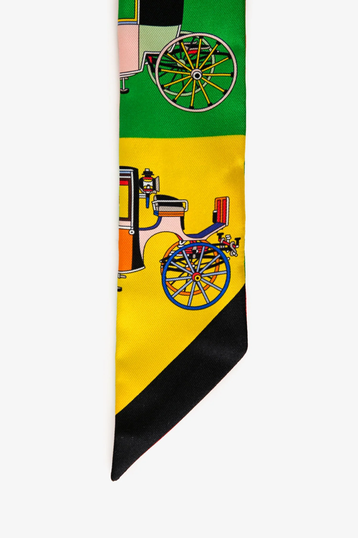 Hermès Silk Multicolour Carriage Twilly - Image 2