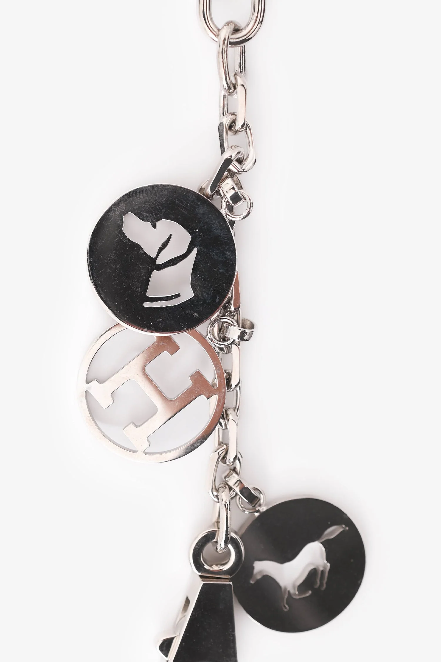 Hermès Silver Tone Metal 4 Amulet Bag Charm - Image 2