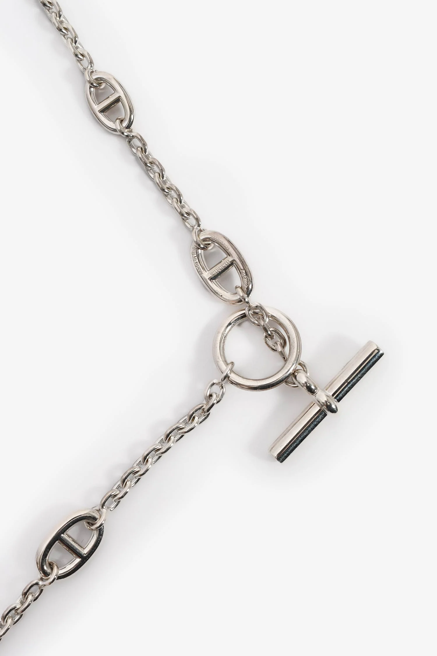 Hermès Sterling Silver Farandole 160 Necklace - Image 3