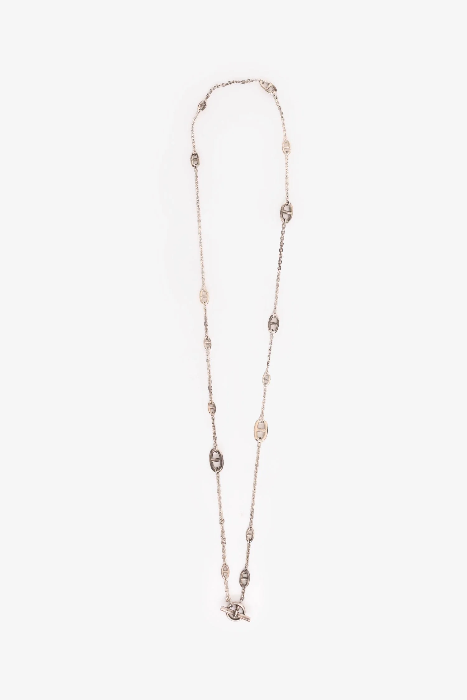 Hermès Sterling Silver Farandole Long Necklace 120 - Image 2