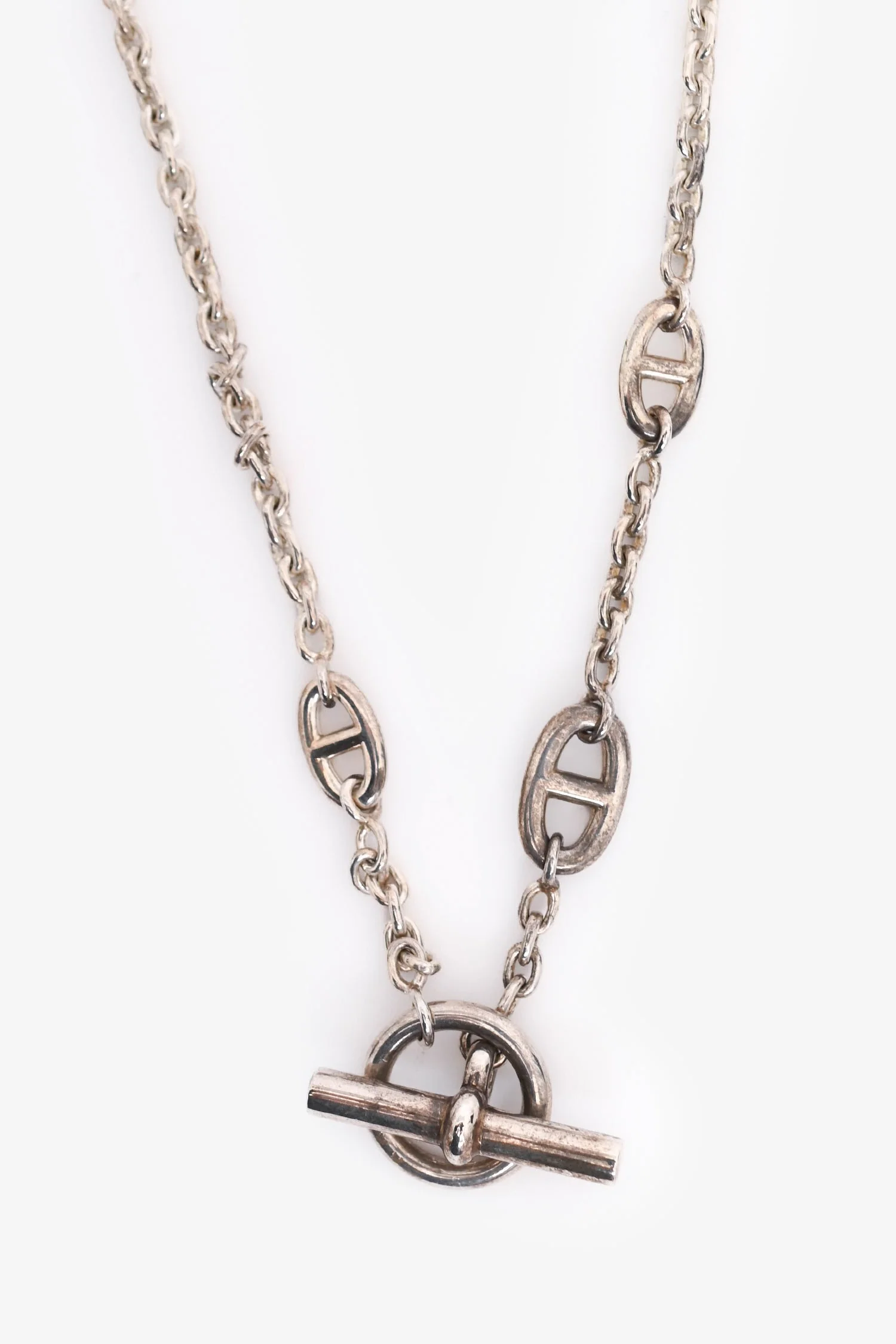 Hermès Sterling Silver Farandole Long Necklace 120 - Image 3