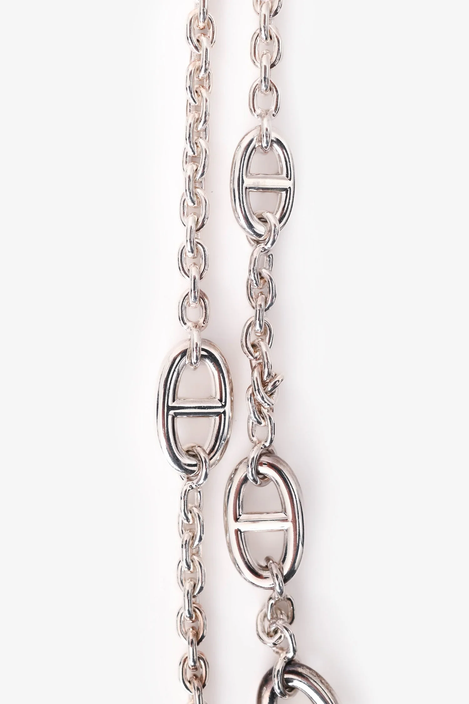 Hermès Sterling Silver Farandole Long Necklace 160 - Image 3
