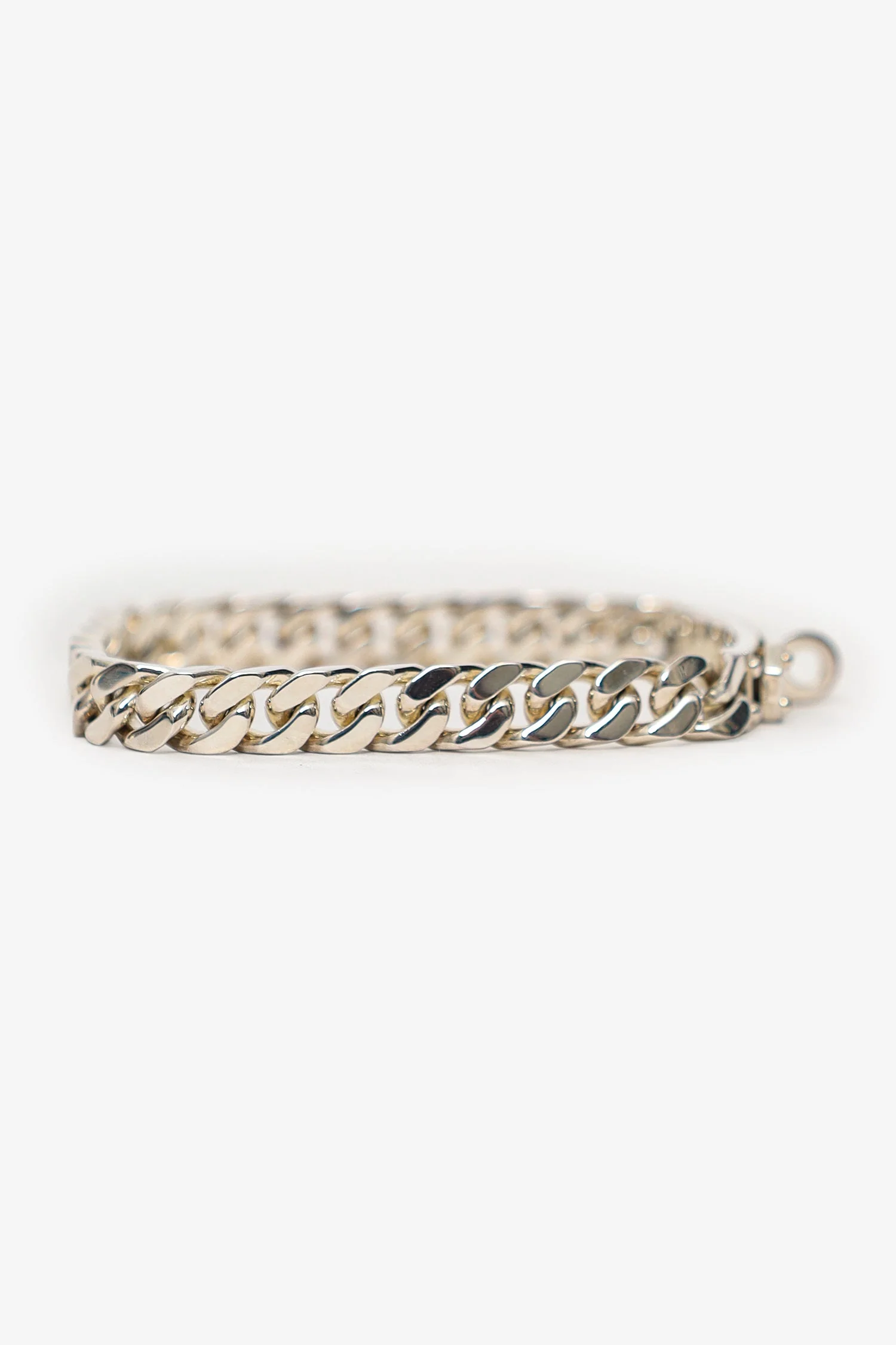 Hermès Sterling Silver Kelly Gourmette Bracelet Size XS - Image 4