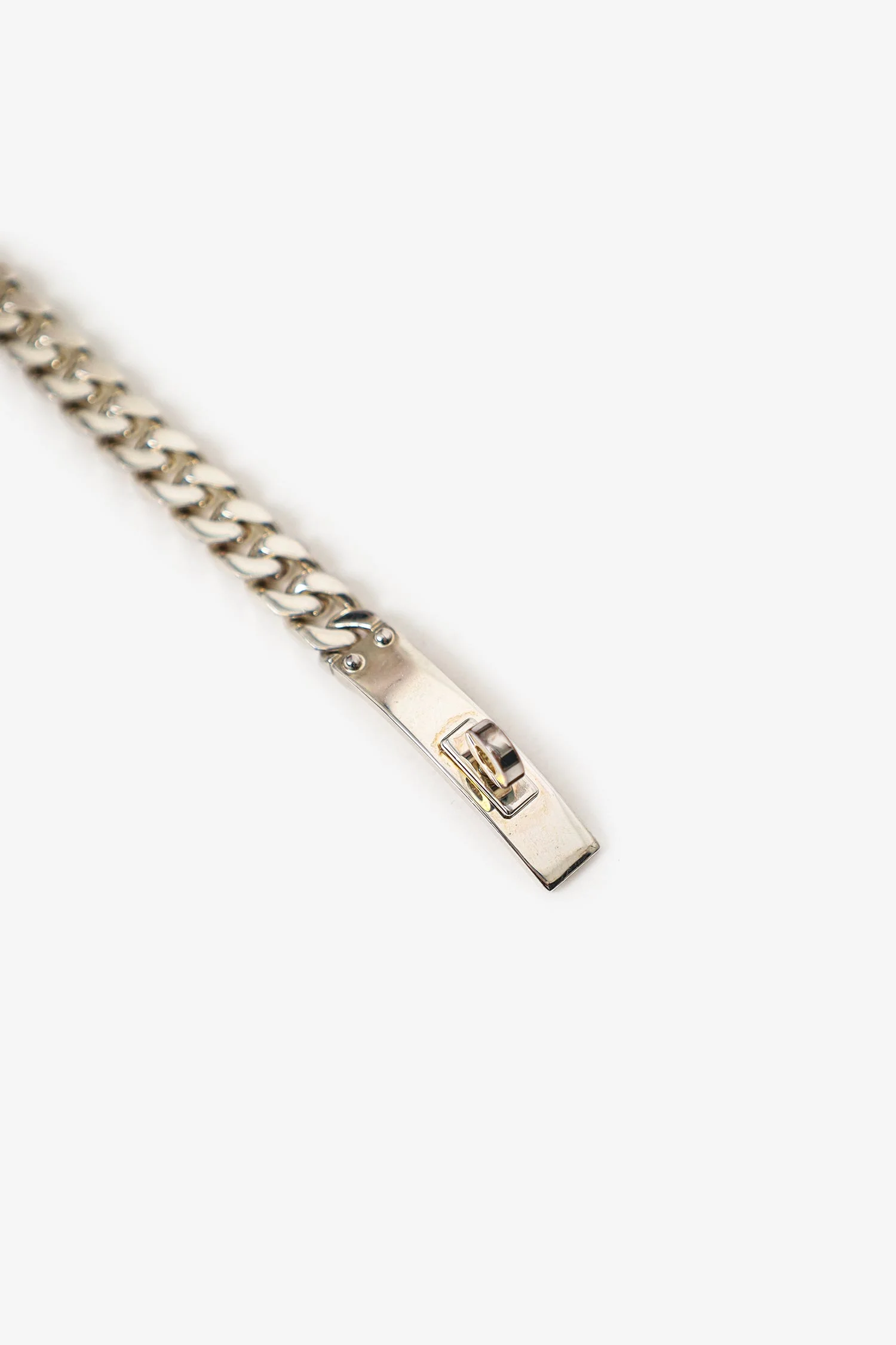 Hermès Sterling Silver Kelly Gourmette Bracelet Size XS - Image 6
