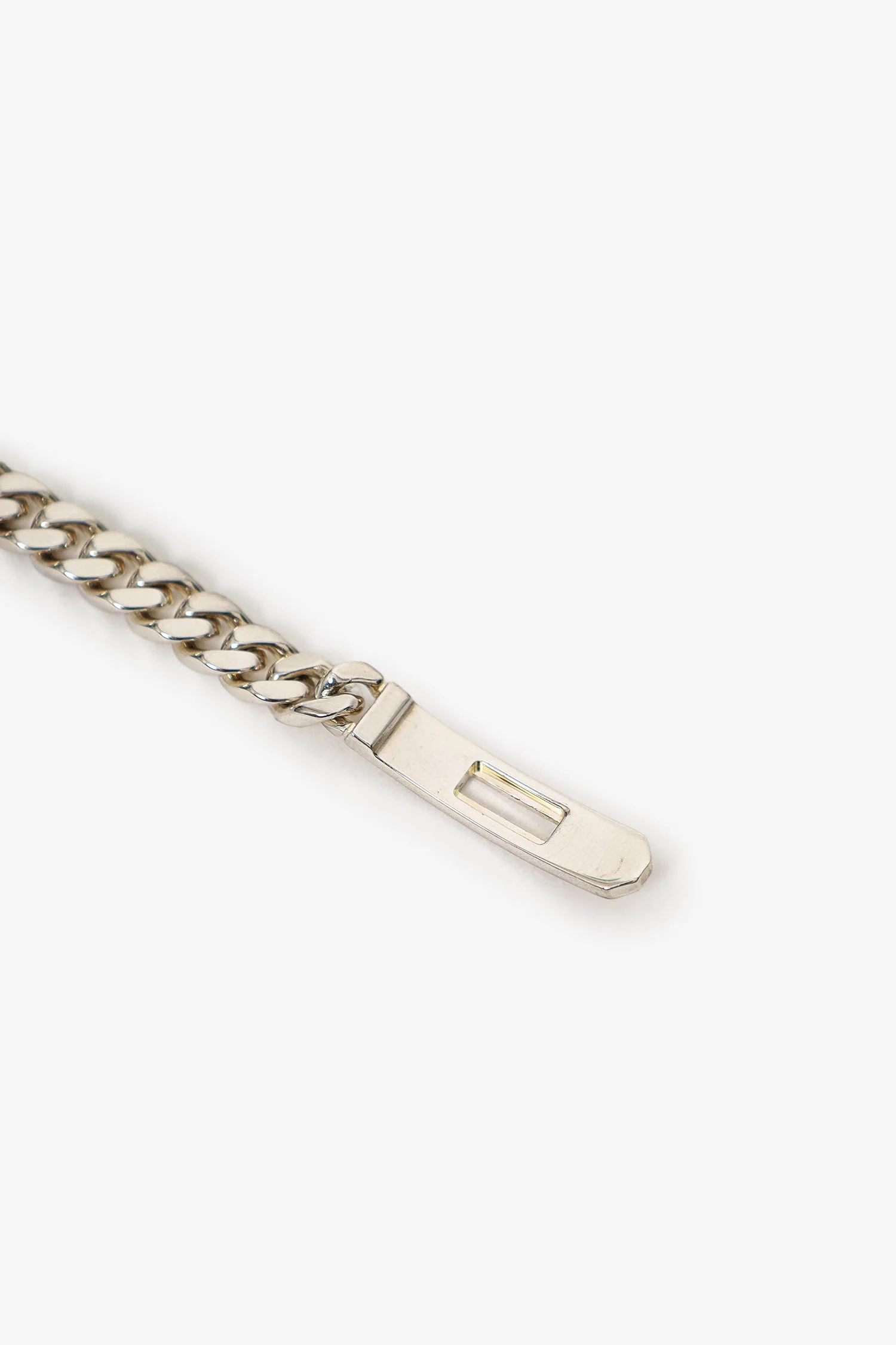Hermès Sterling Silver Kelly Gourmette Bracelet Size XS - Image 8