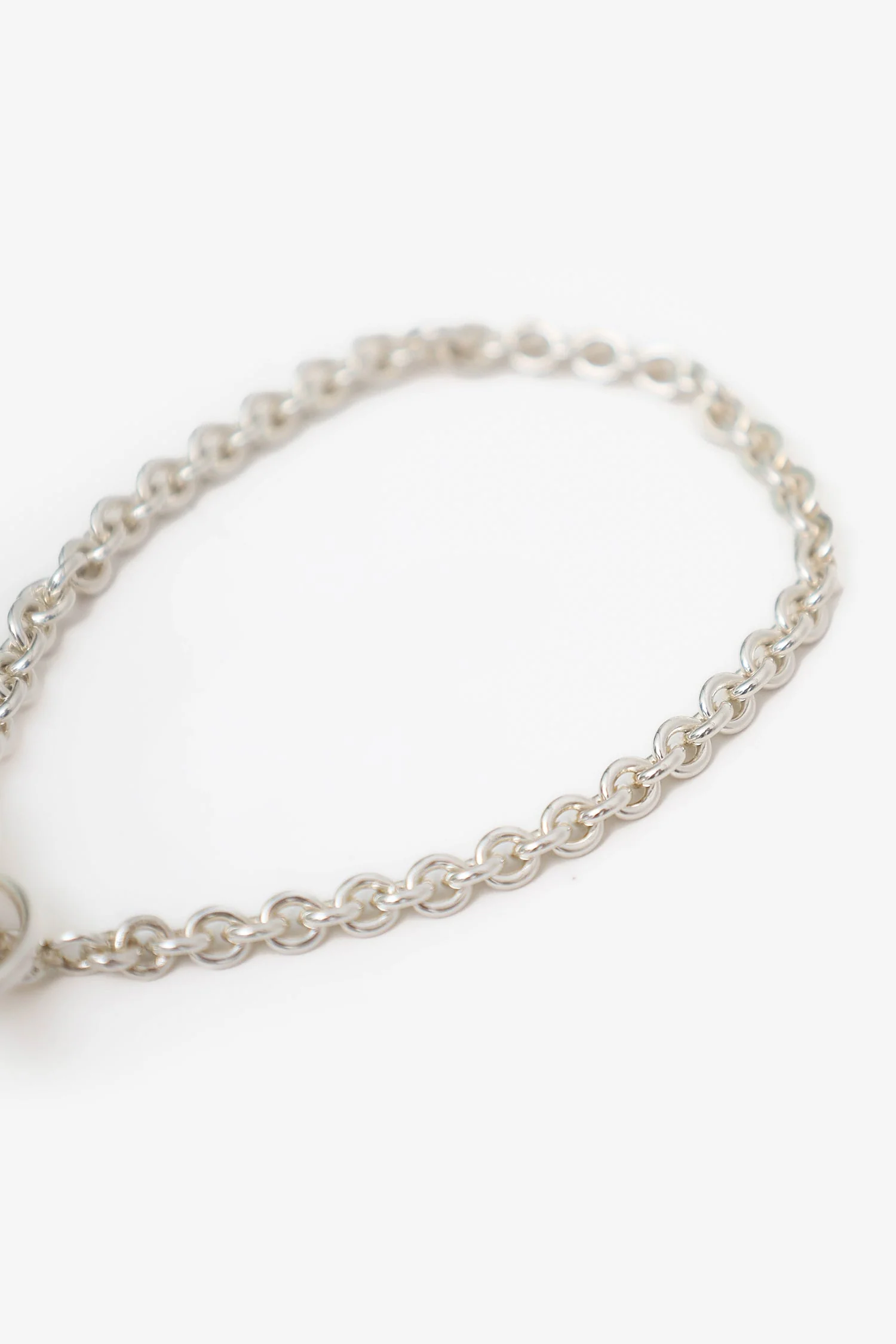 Hermès Sterling Silver Metal Amulettes Constance Bracelet - Image 4